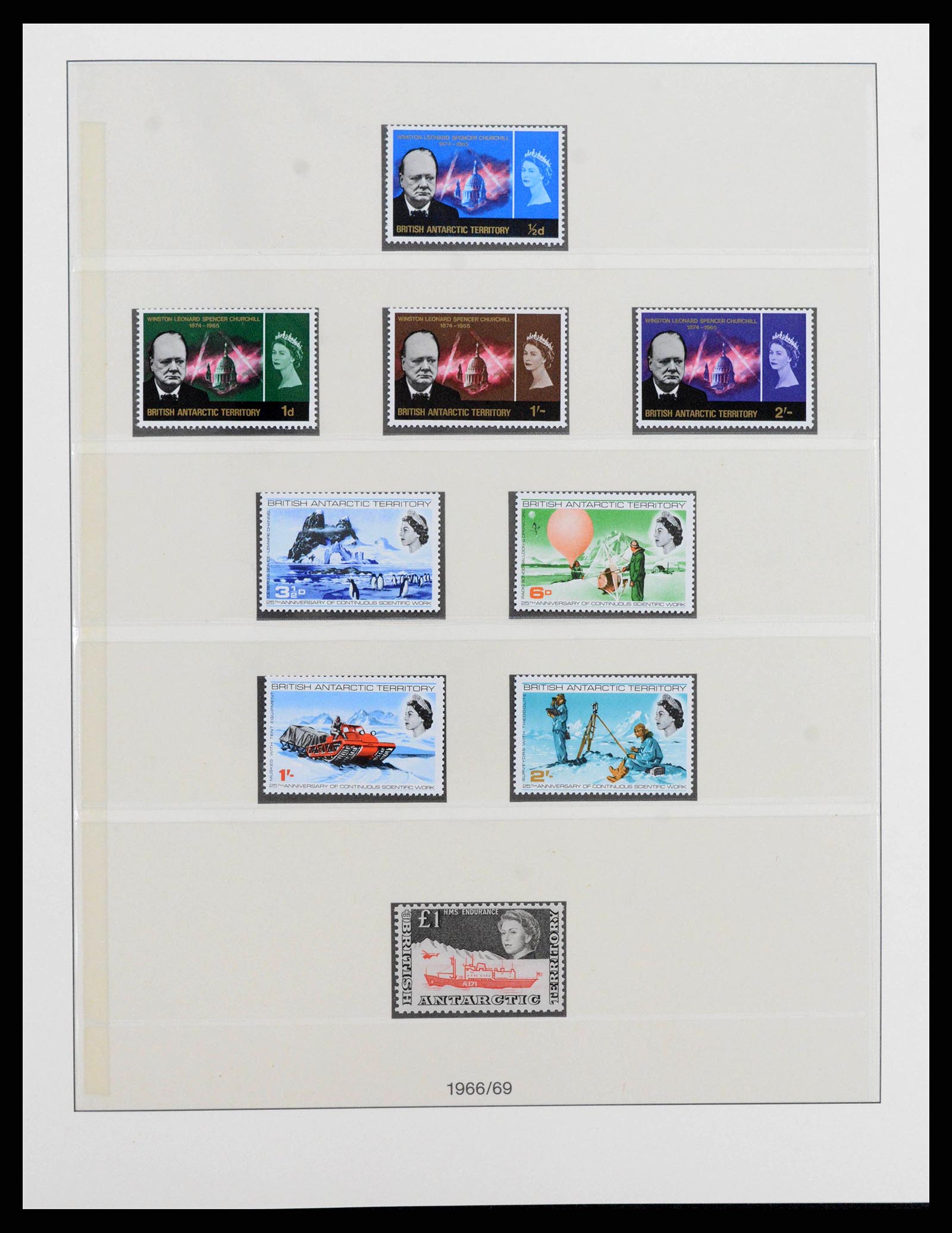 38349 0002 - Stamp collection 38349 British Antarctic Territory complete 1963-2017!!