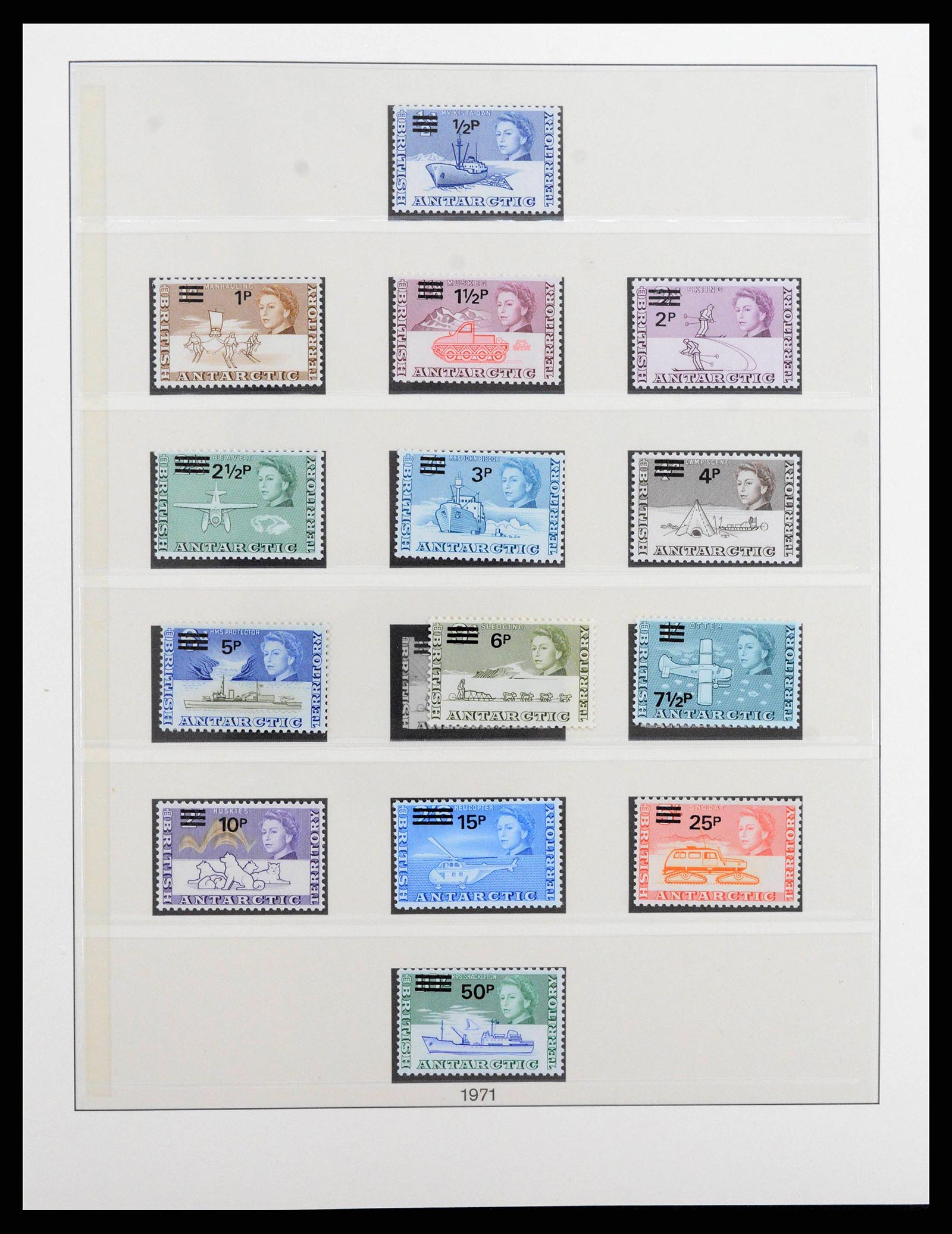 38349 0003 - Stamp collection 38349 British Antarctic Territory complete 1963-2017!!