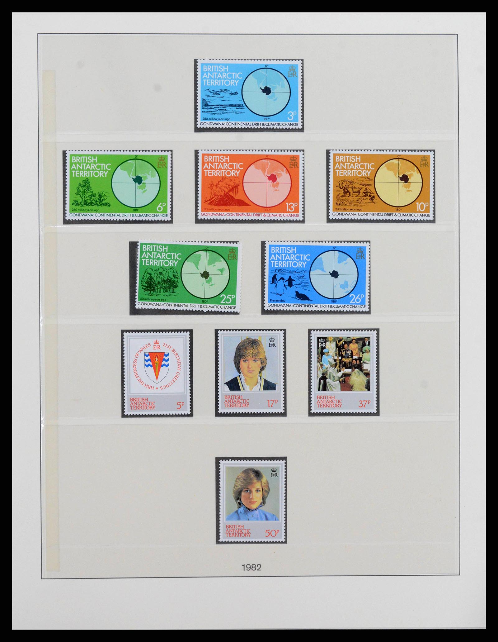 38349 0009 - Stamp collection 38349 British Antarctic Territory complete 1963-2017!!