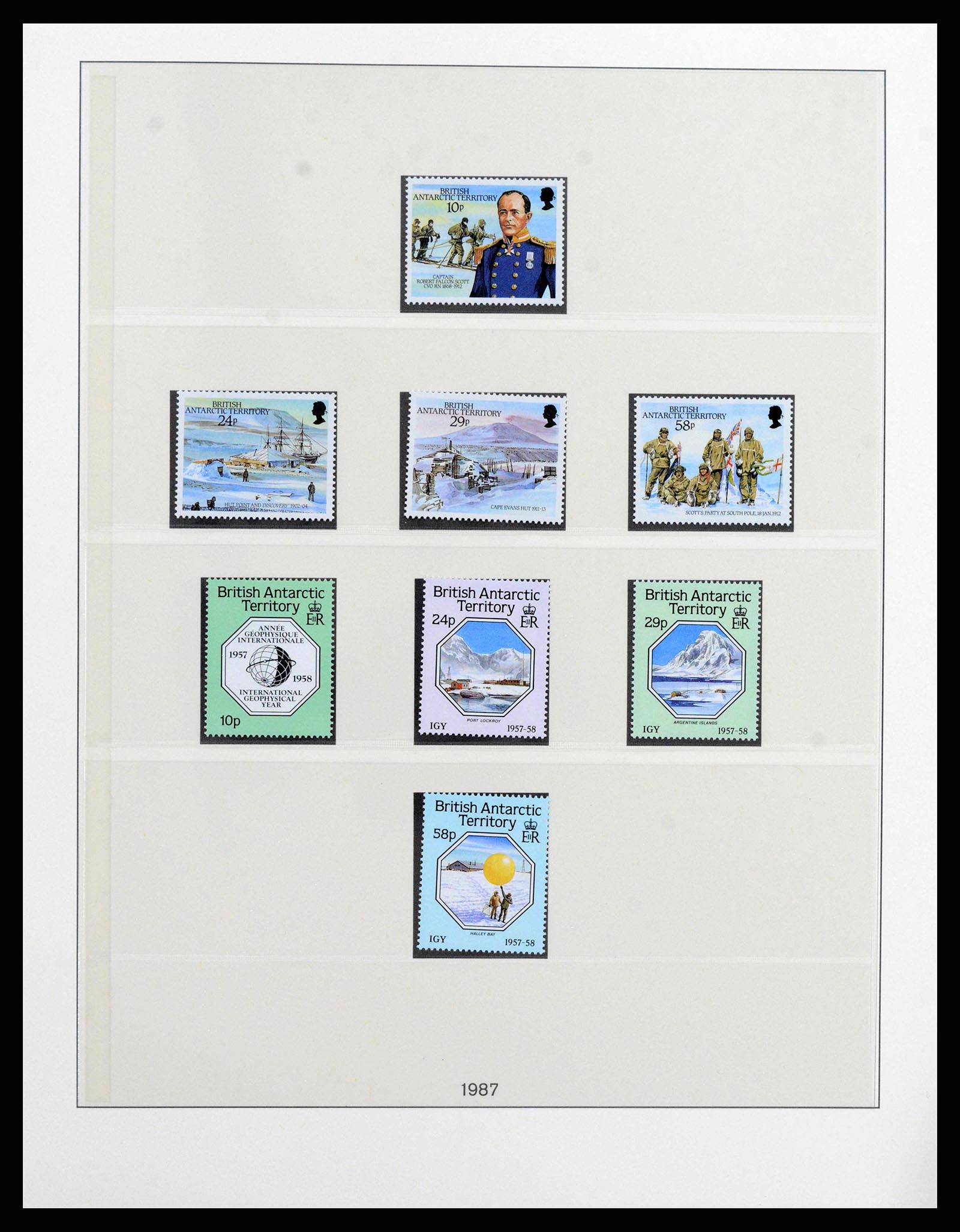 38349 0014 - Stamp collection 38349 British Antarctic Territory complete 1963-2017!!