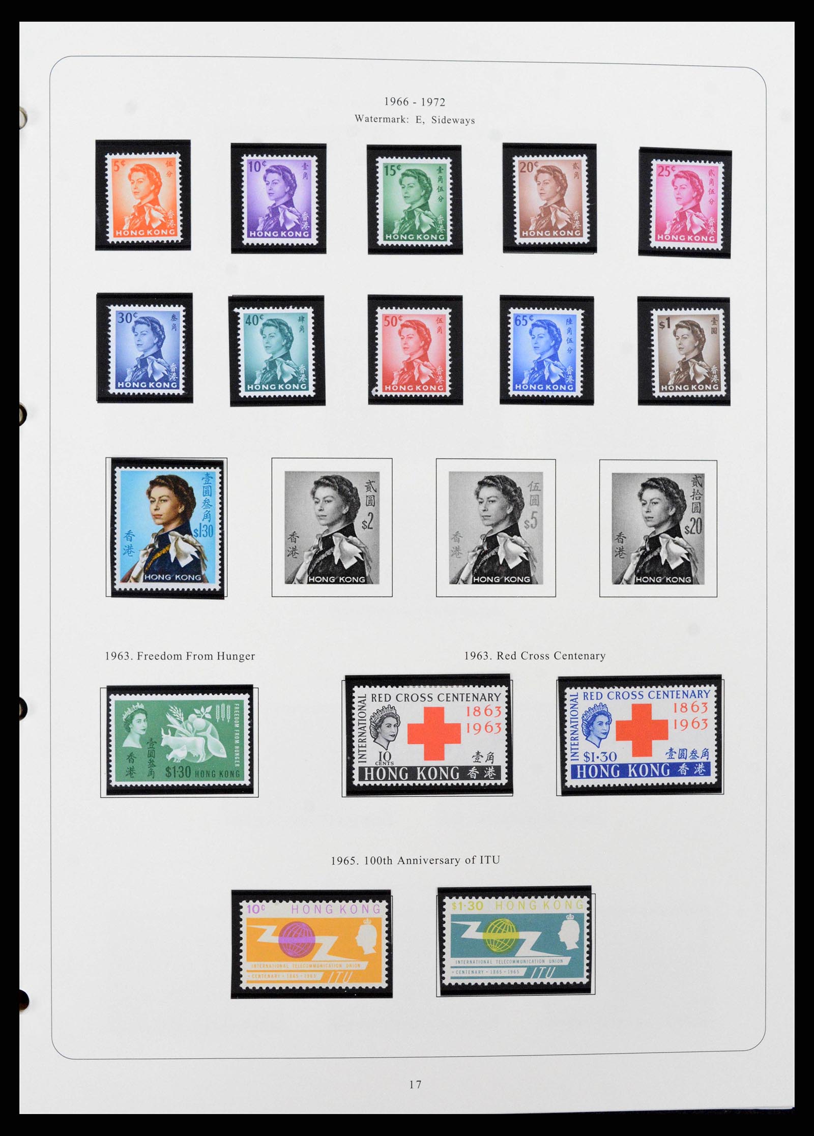 38351 0013 - Postzegelverzameling 38351 Hongkong 1862-1997.