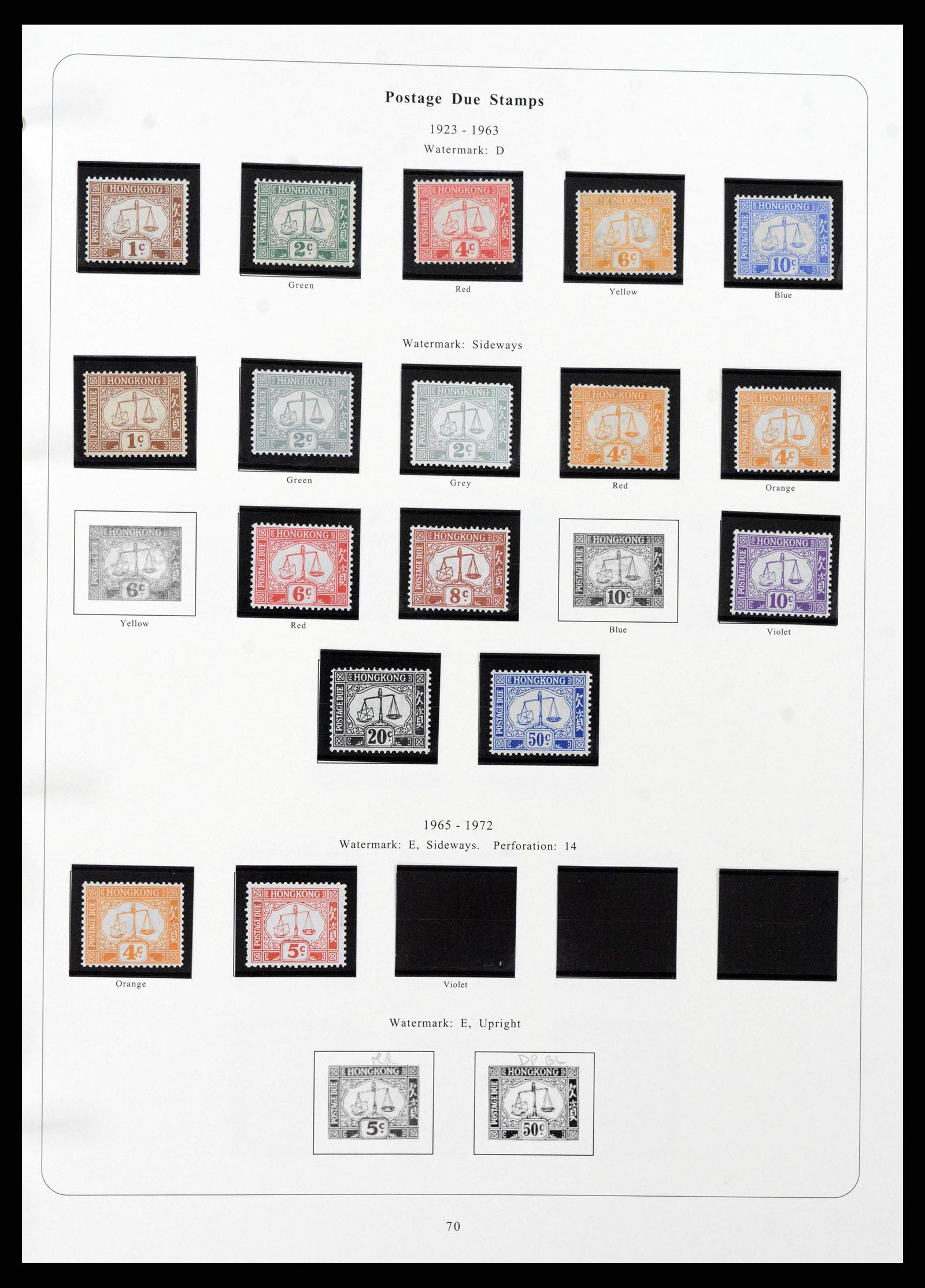 38351 0060 - Postzegelverzameling 38351 Hongkong 1862-1997.