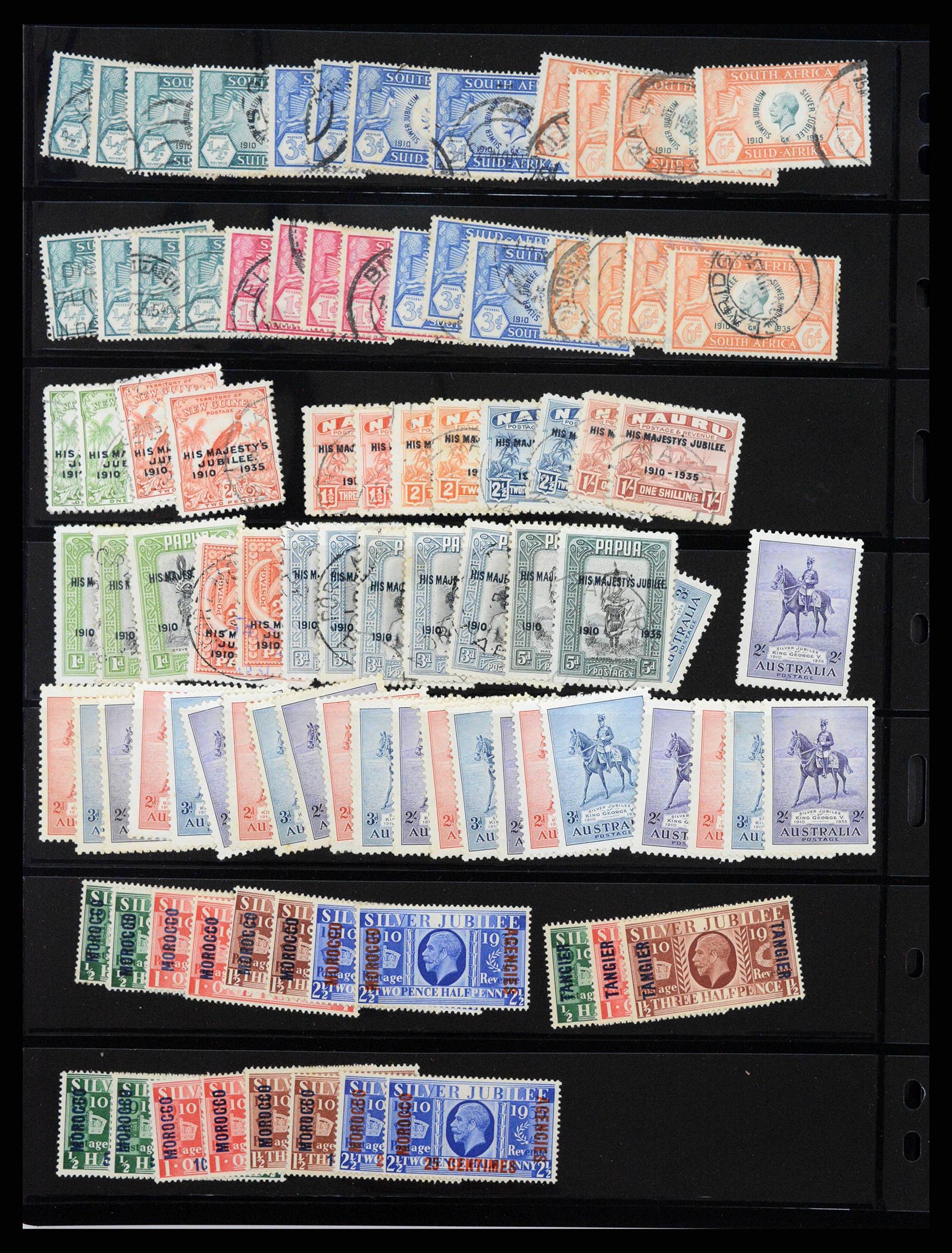 38352 0004 - Postzegelverzameling 38352 Engelse koloniën omnibus 1935.