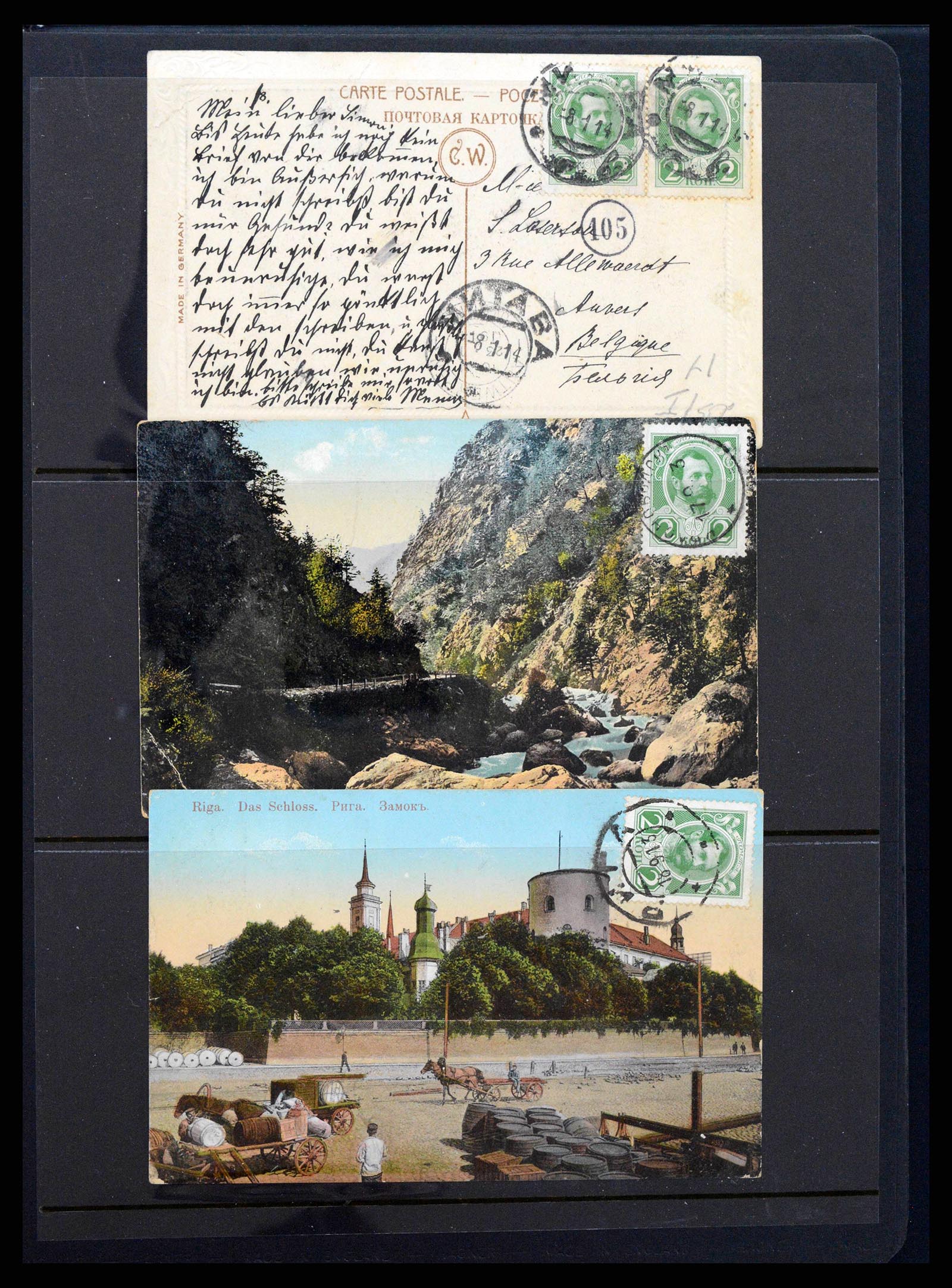 38353 0008 - Postzegelverzameling 38353 Rusland Romanov 1913.