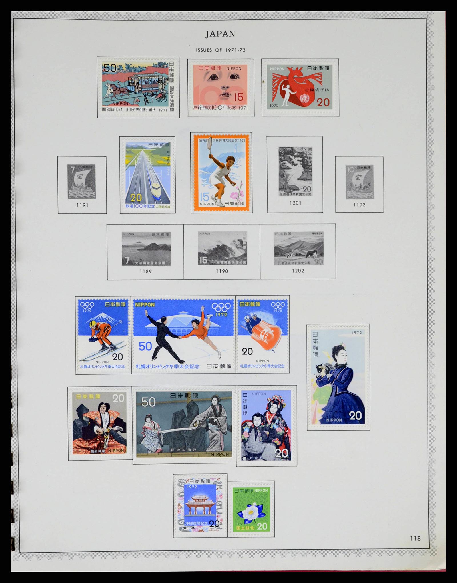 38355 0099 - Postzegelverzameling 38355 Japan 1875-1969.