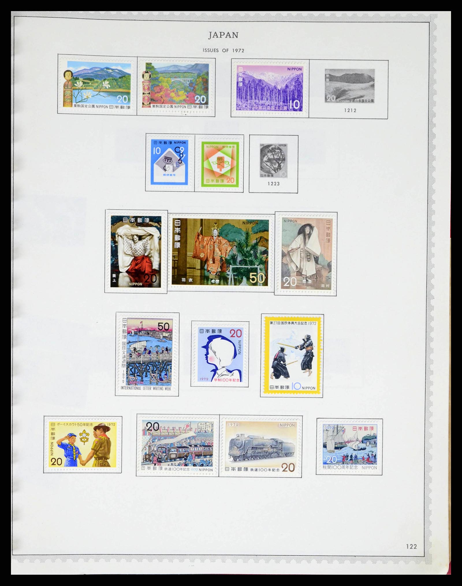 38355 0103 - Postzegelverzameling 38355 Japan 1875-1969.