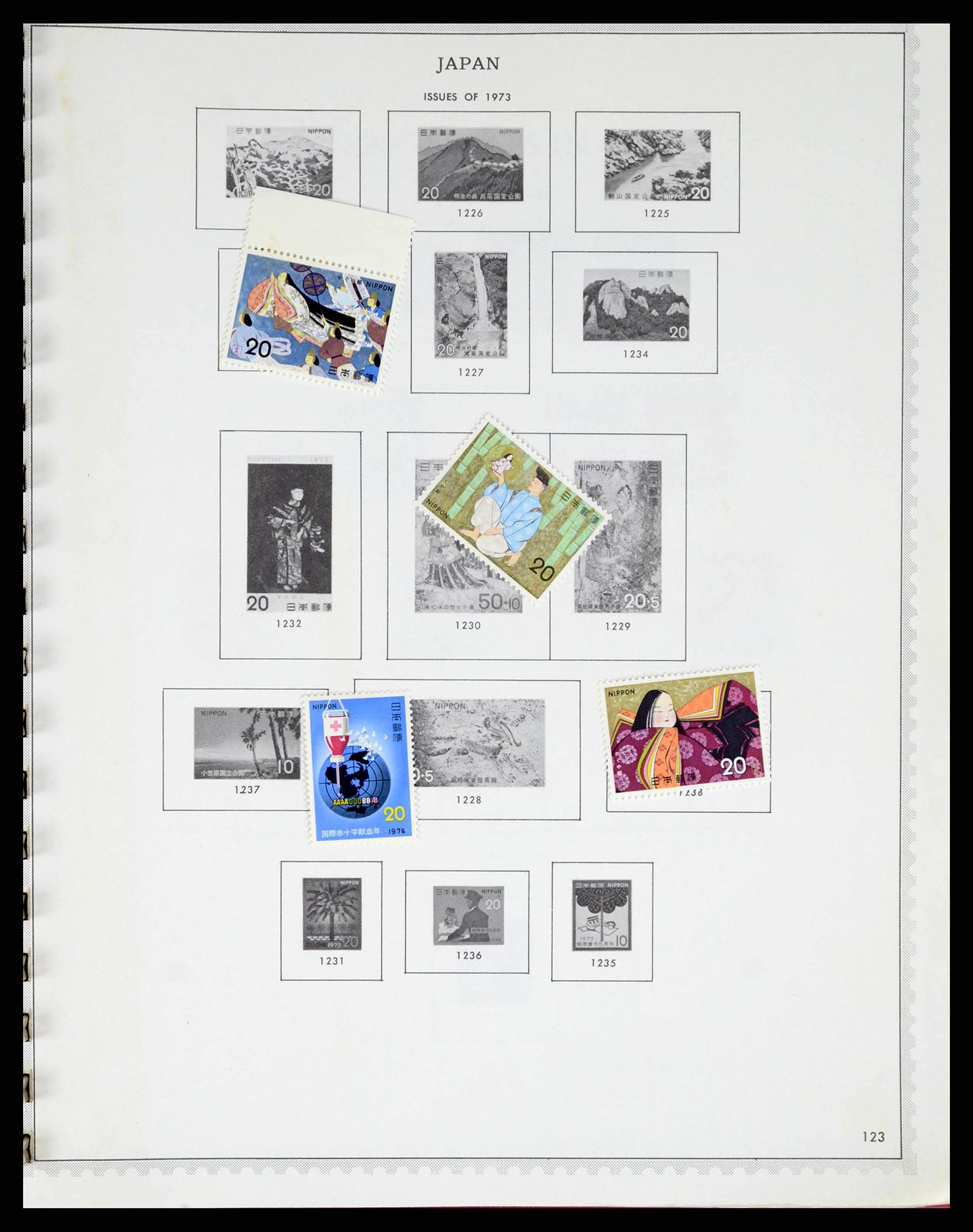 38355 0104 - Postzegelverzameling 38355 Japan 1875-1969.