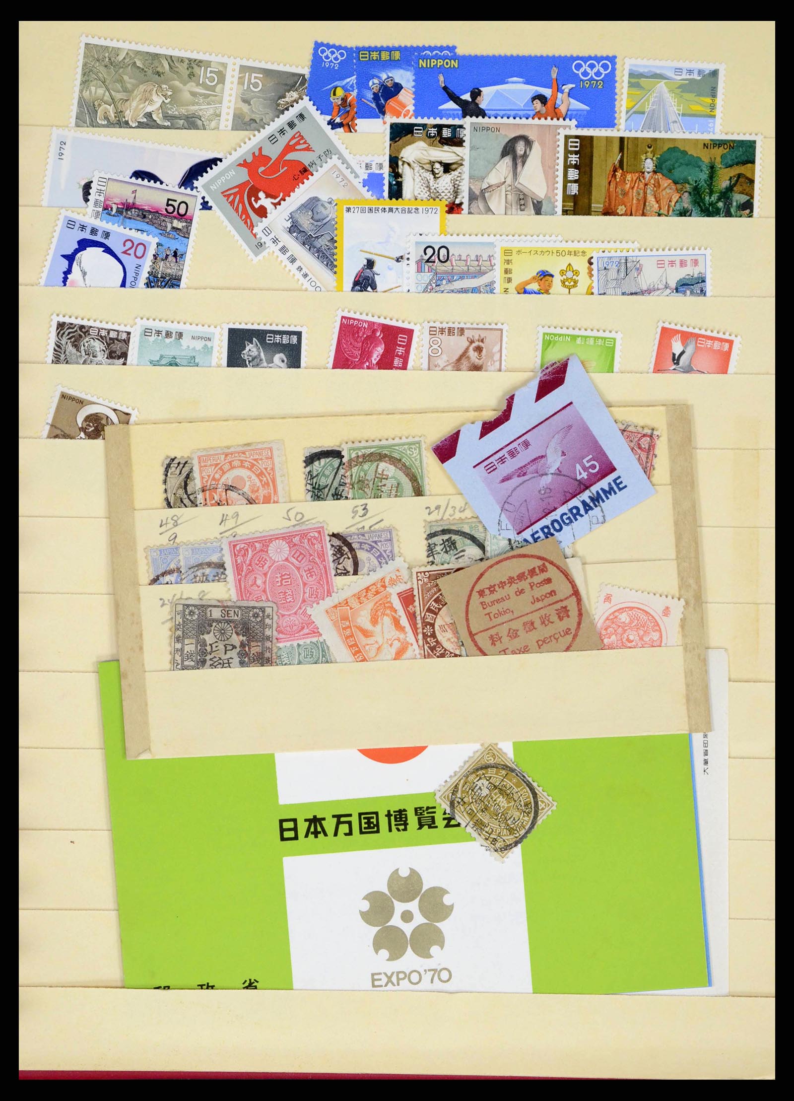 38355 0125 - Postzegelverzameling 38355 Japan 1875-1969.