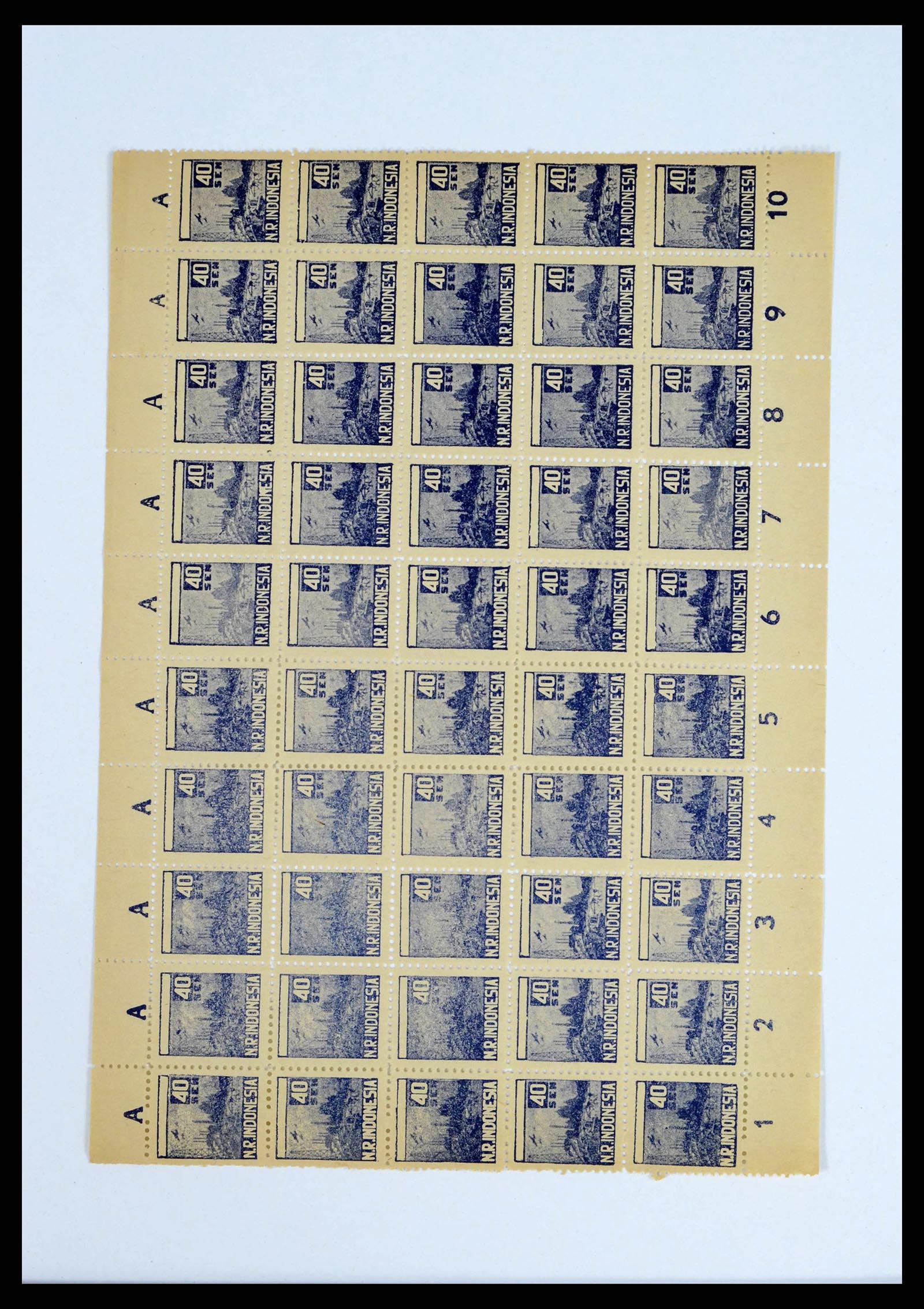 38356 0017 - Stamp collection 38356 Dutch Indies 1946-1947.