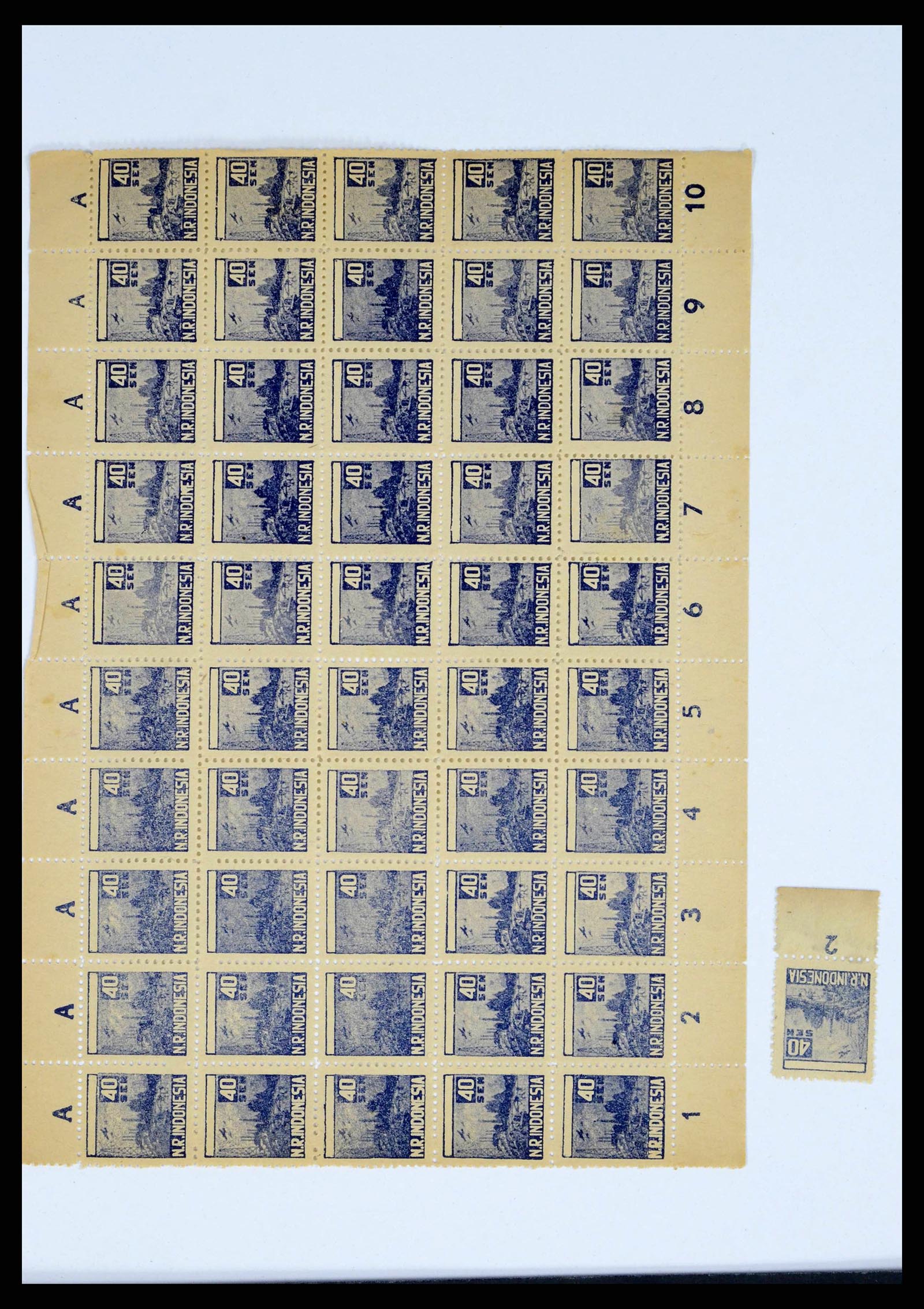 38356 0024 - Stamp collection 38356 Dutch Indies 1946-1947.
