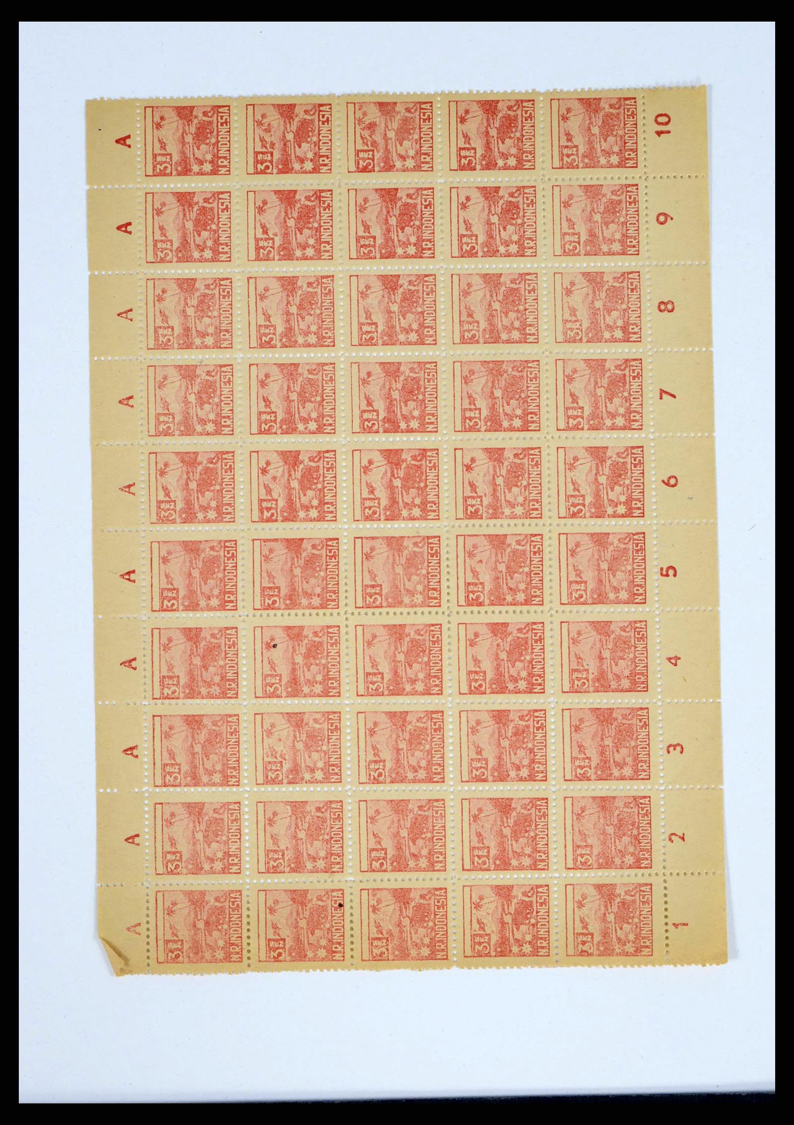 38356 0029 - Stamp collection 38356 Dutch Indies 1946-1947.