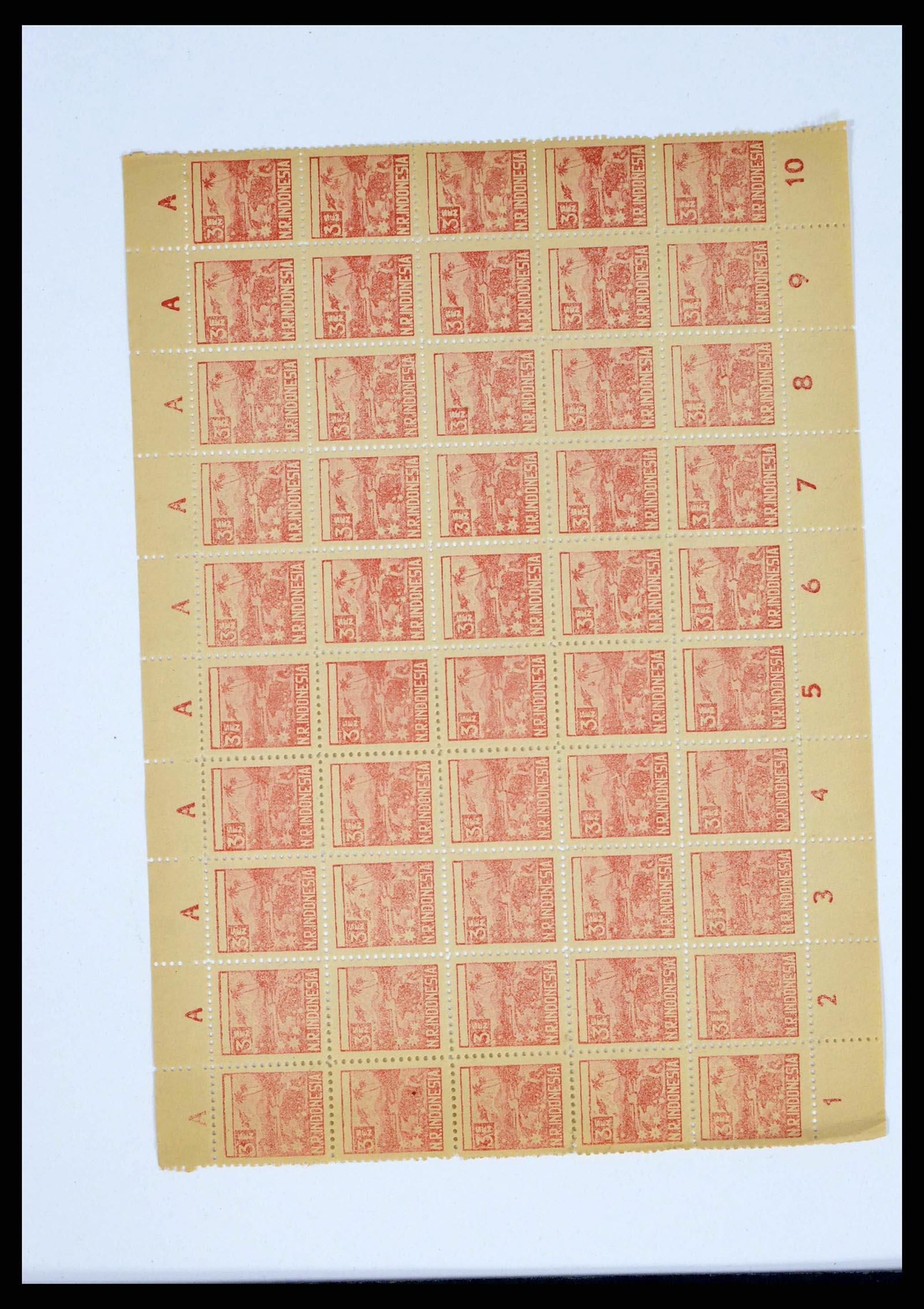 38356 0031 - Postzegelverzameling 38356 Nederlands Indië interim 1946-1947.