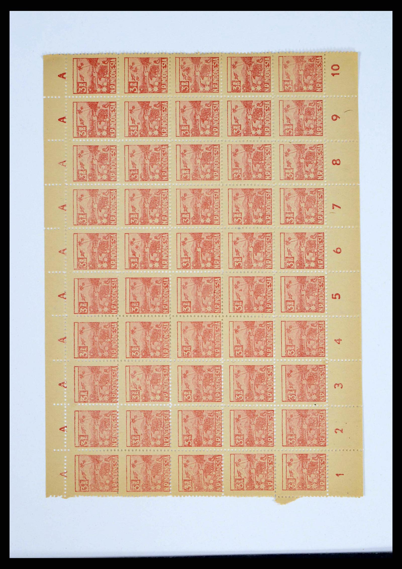 38356 0032 - Stamp collection 38356 Dutch Indies 1946-1947.