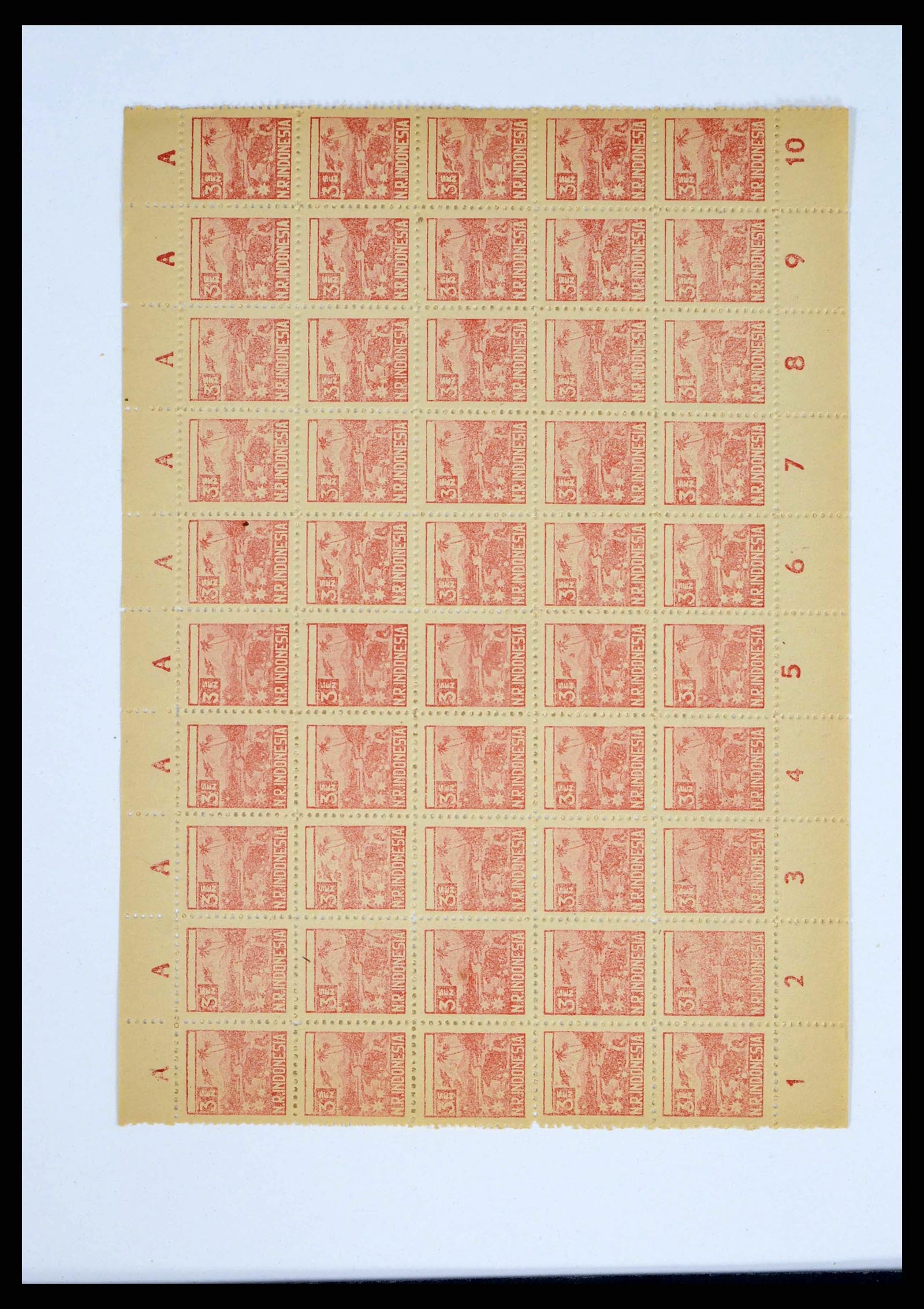38356 0034 - Stamp collection 38356 Dutch Indies 1946-1947.