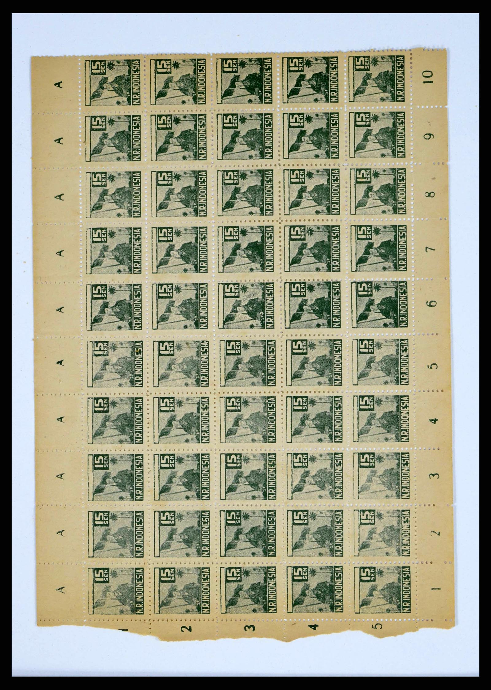38356 0041 - Stamp collection 38356 Dutch Indies 1946-1947.