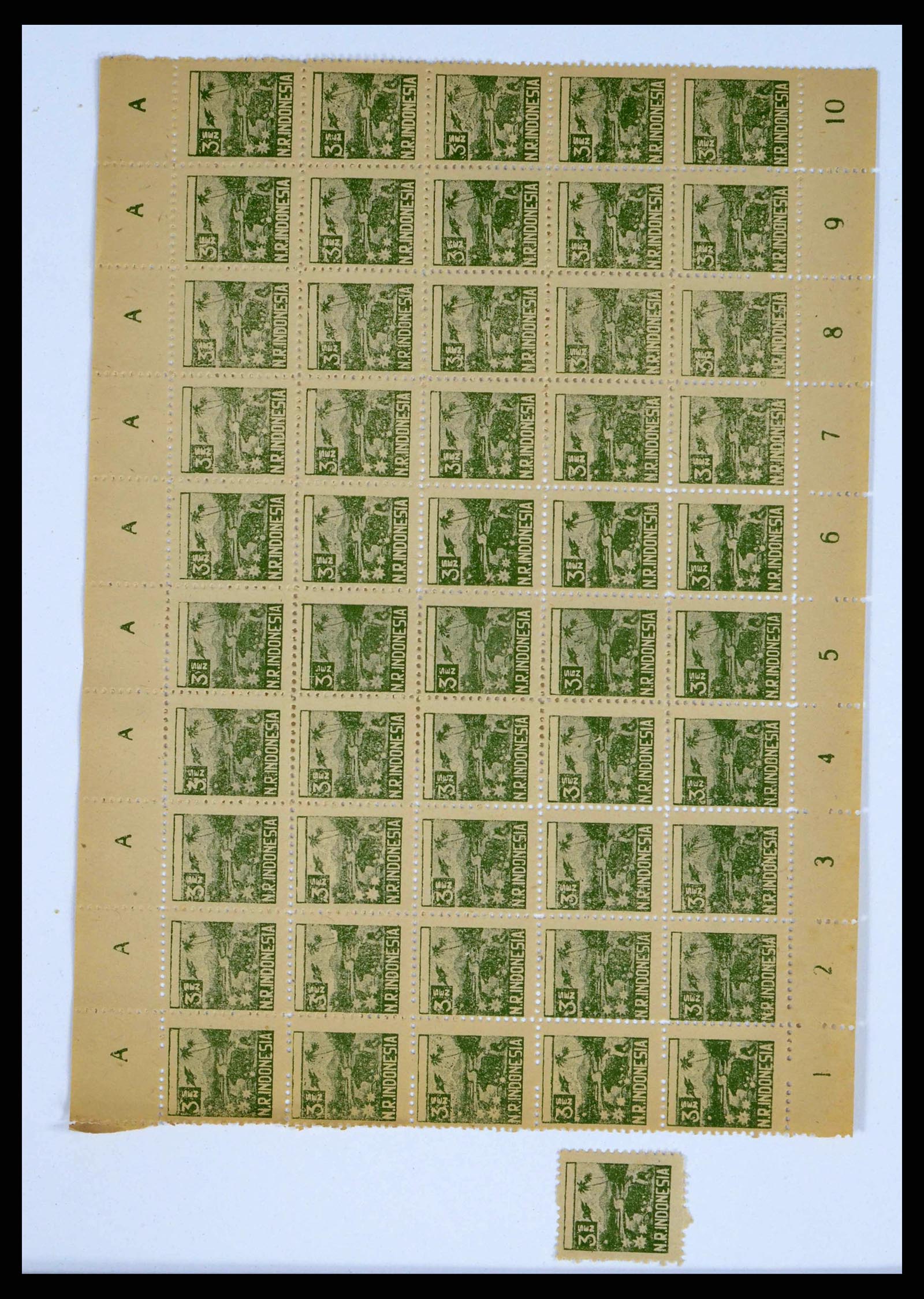 38356 0045 - Stamp collection 38356 Dutch Indies 1946-1947.