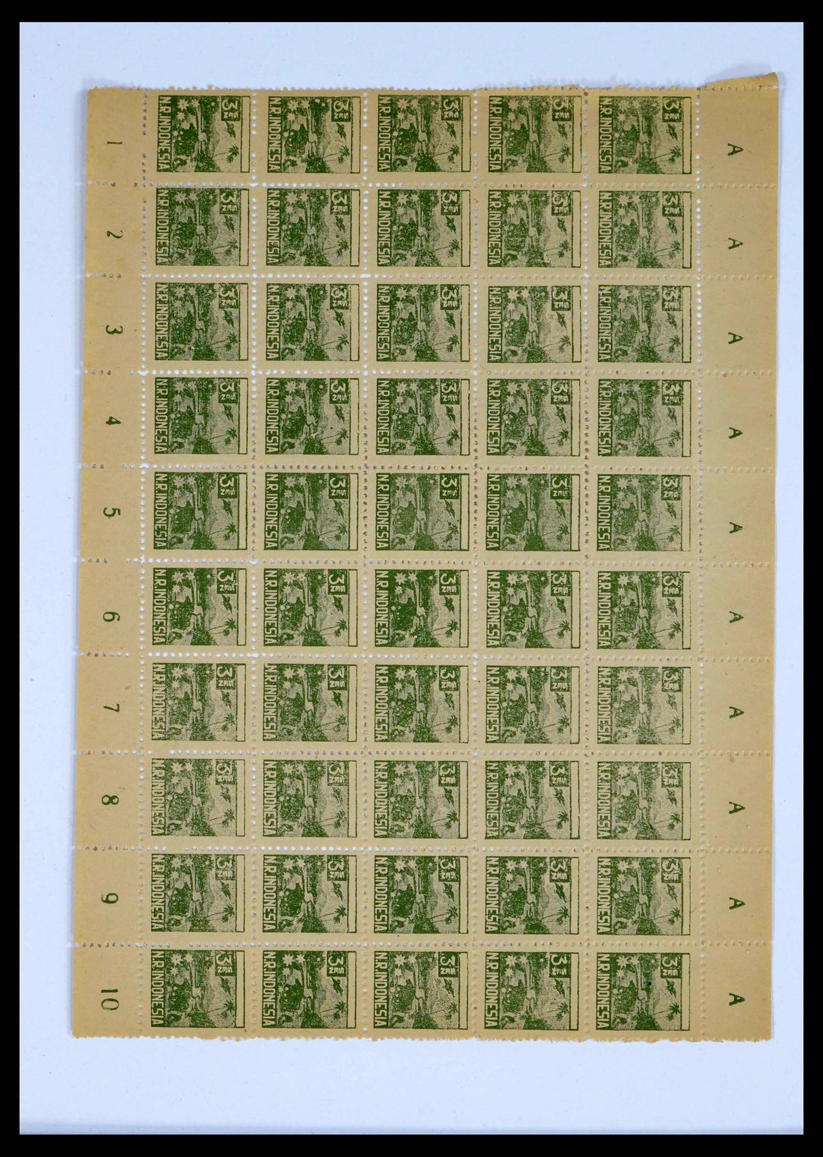 38356 0046 - Postzegelverzameling 38356 Nederlands Indië interim 1946-1947.