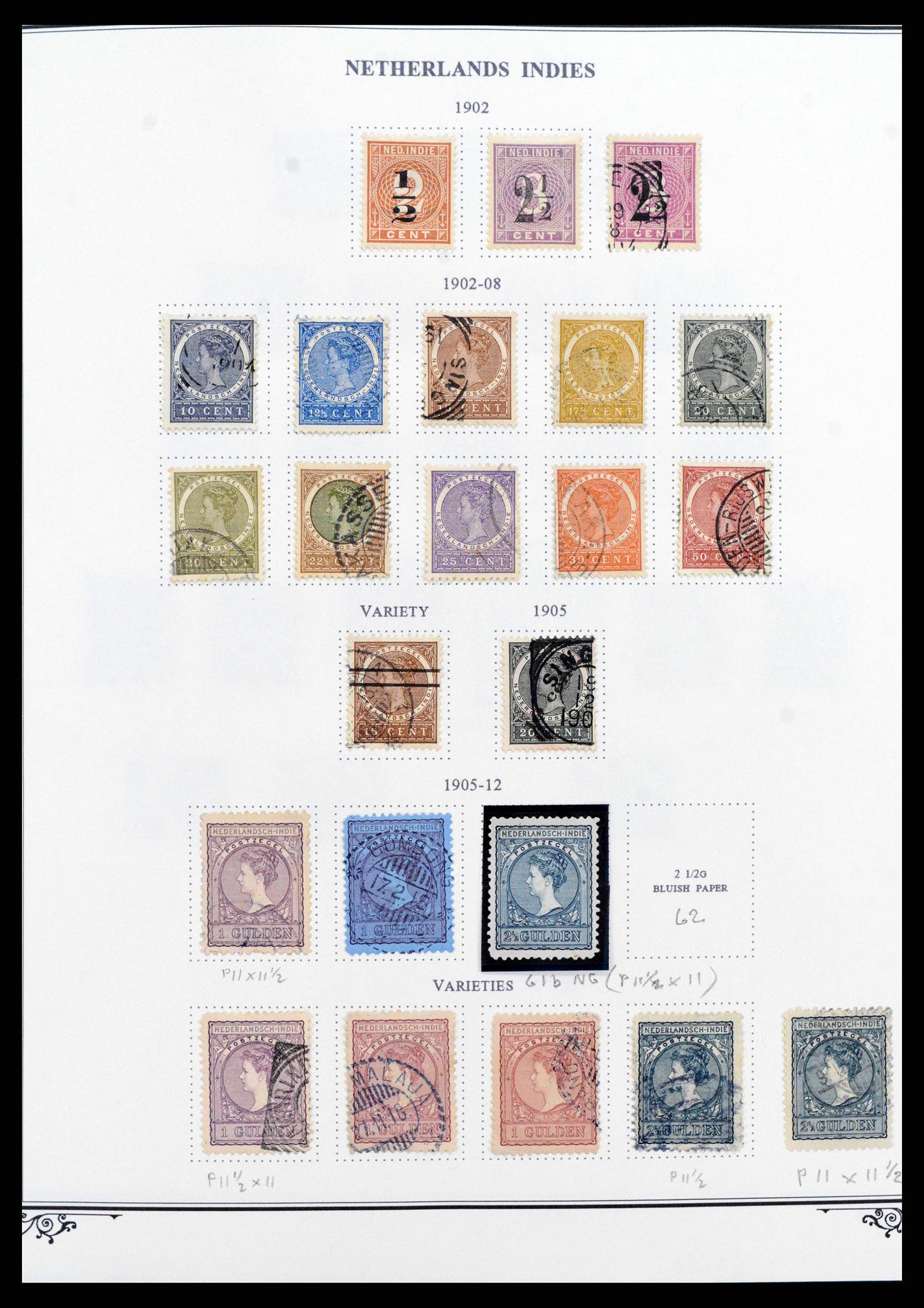 38359 0002 - Postzegelverzameling 38359 Nederlands Indië 1860-1962.