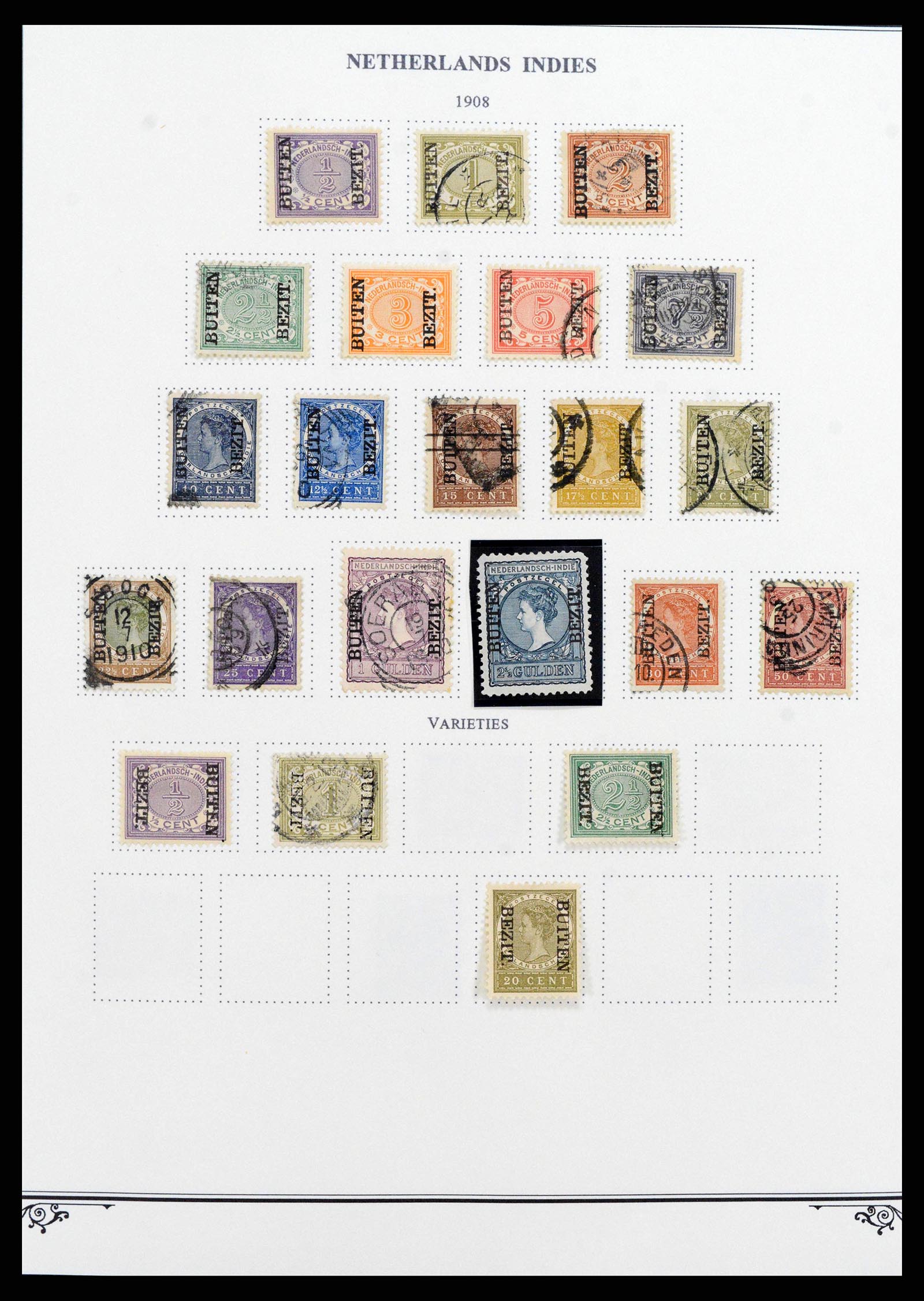 38359 0003 - Postzegelverzameling 38359 Nederlands Indië 1860-1962.