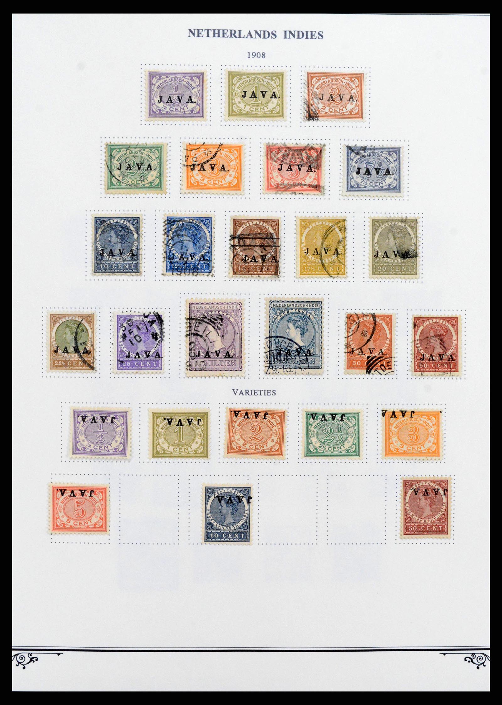 38359 0004 - Postzegelverzameling 38359 Nederlands Indië 1860-1962.