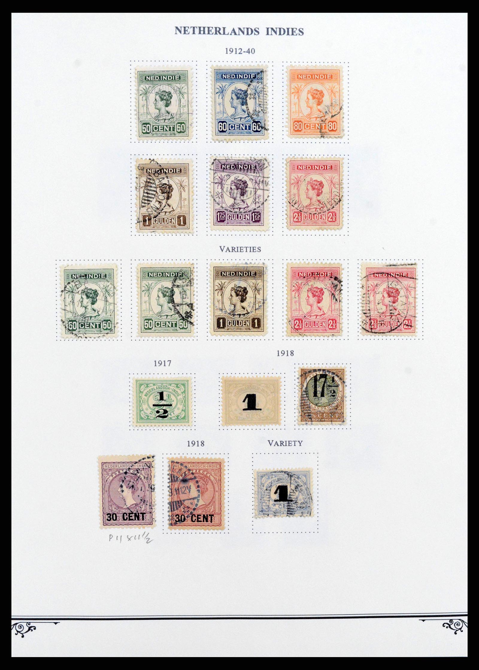 38359 0006 - Postzegelverzameling 38359 Nederlands Indië 1860-1962.