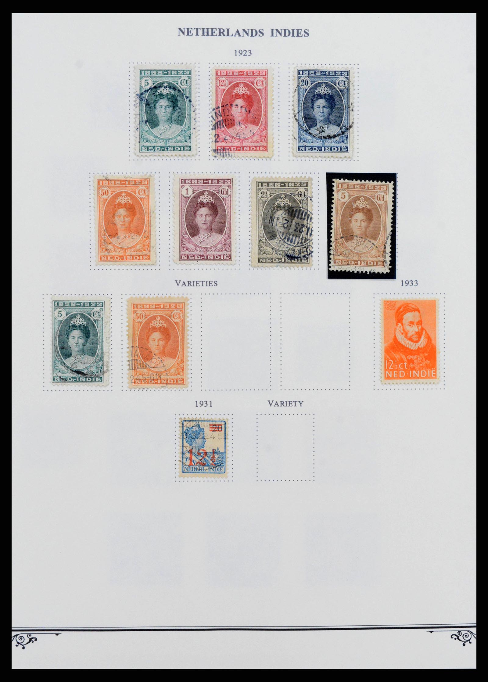 38359 0008 - Postzegelverzameling 38359 Nederlands Indië 1860-1962.