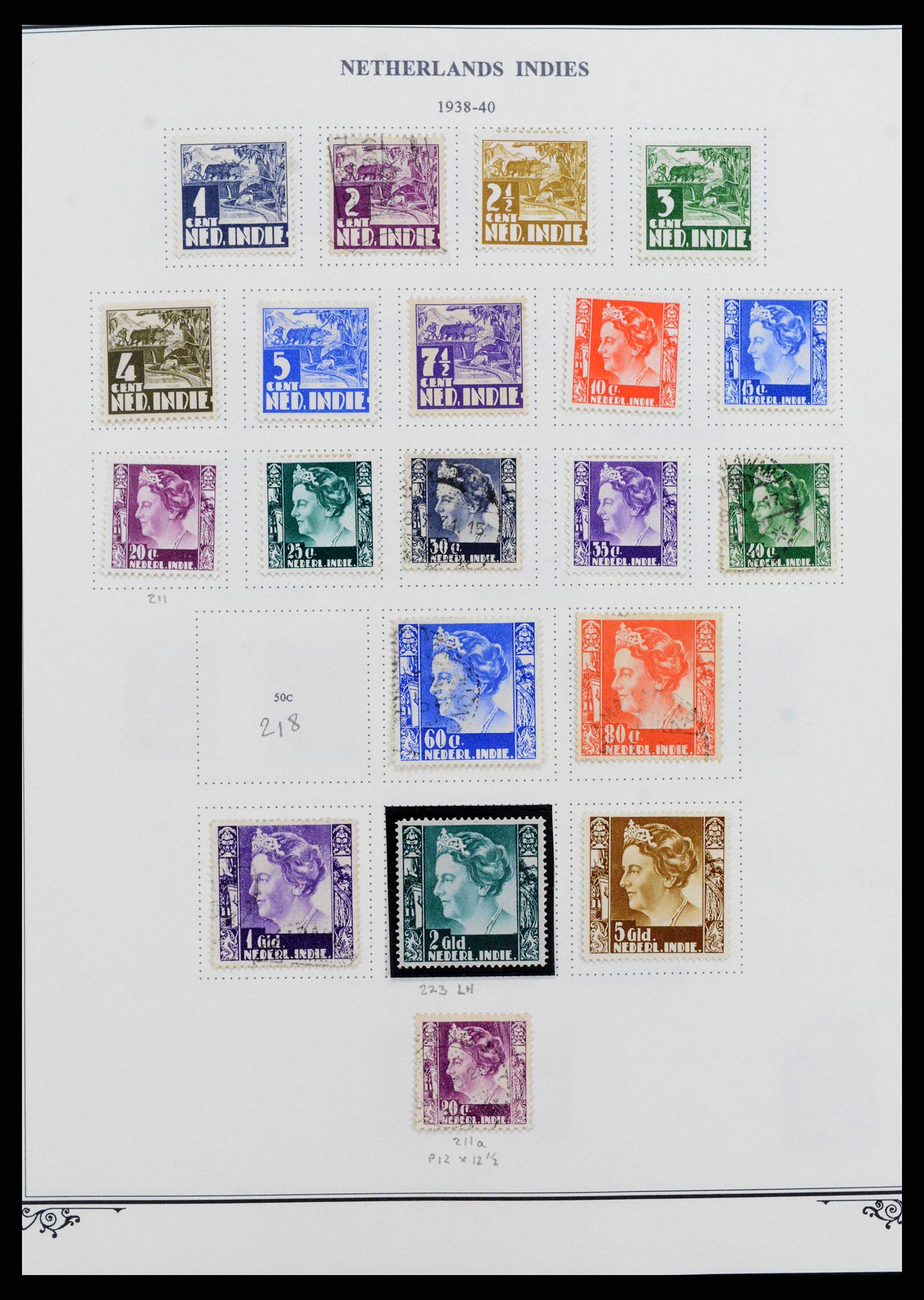 38359 0011 - Postzegelverzameling 38359 Nederlands Indië 1860-1962.