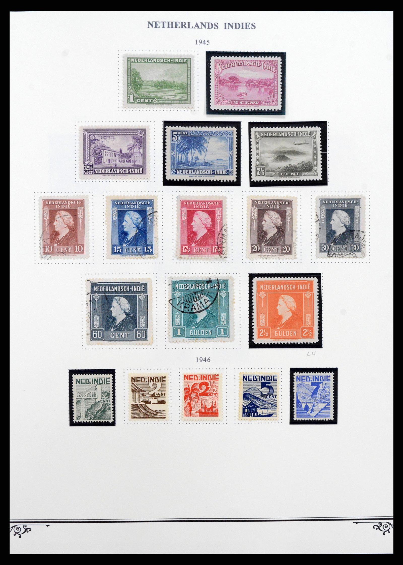 38359 0013 - Stamp collection 38359 Dutch east Indies 1860-1962.