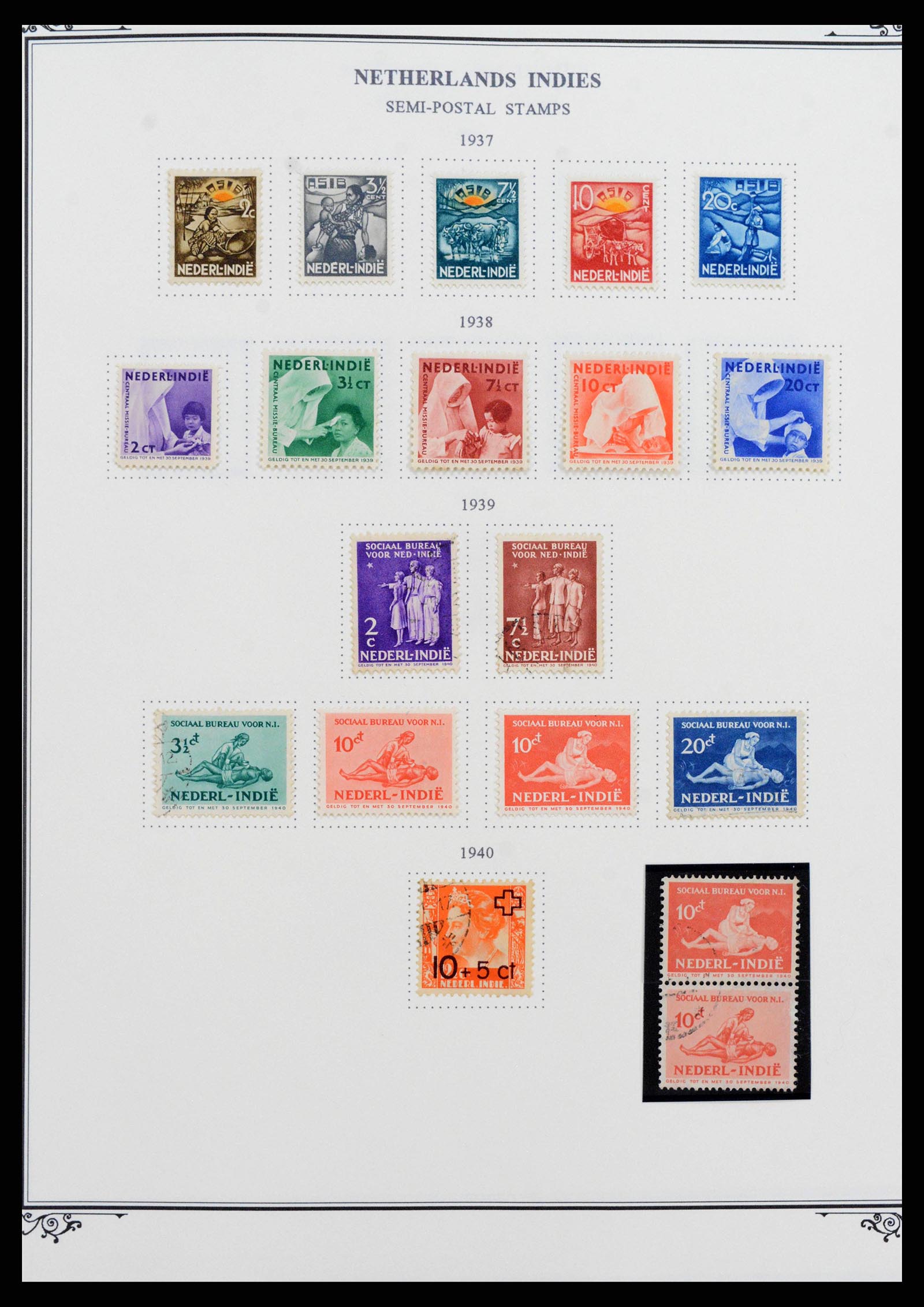 38359 0021 - Stamp collection 38359 Dutch east Indies 1860-1962.