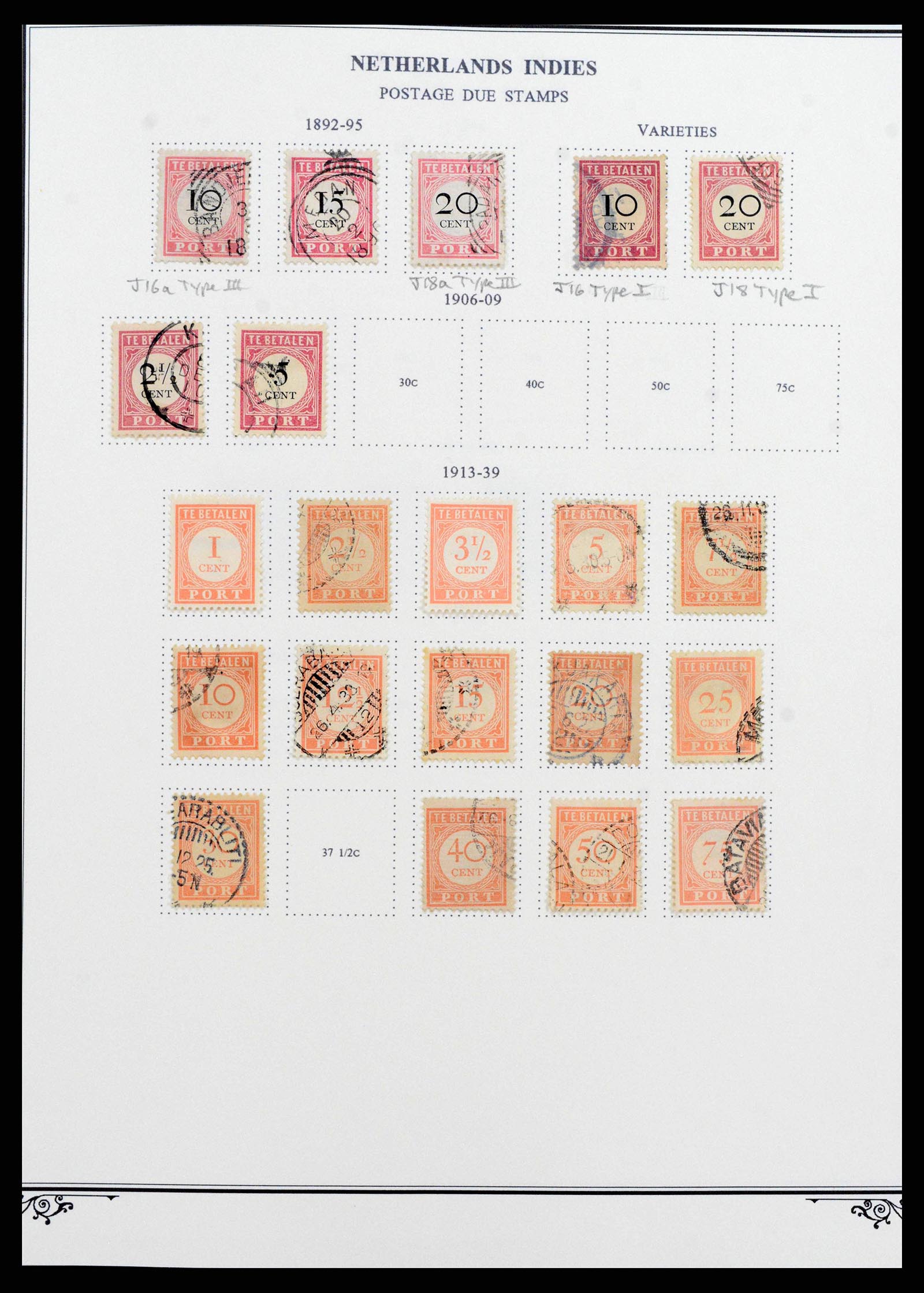 38359 0028 - Stamp collection 38359 Dutch east Indies 1860-1962.