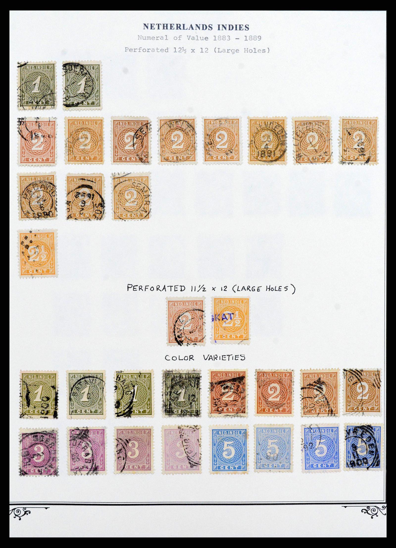38359 0045 - Stamp collection 38359 Dutch east Indies 1860-1962.