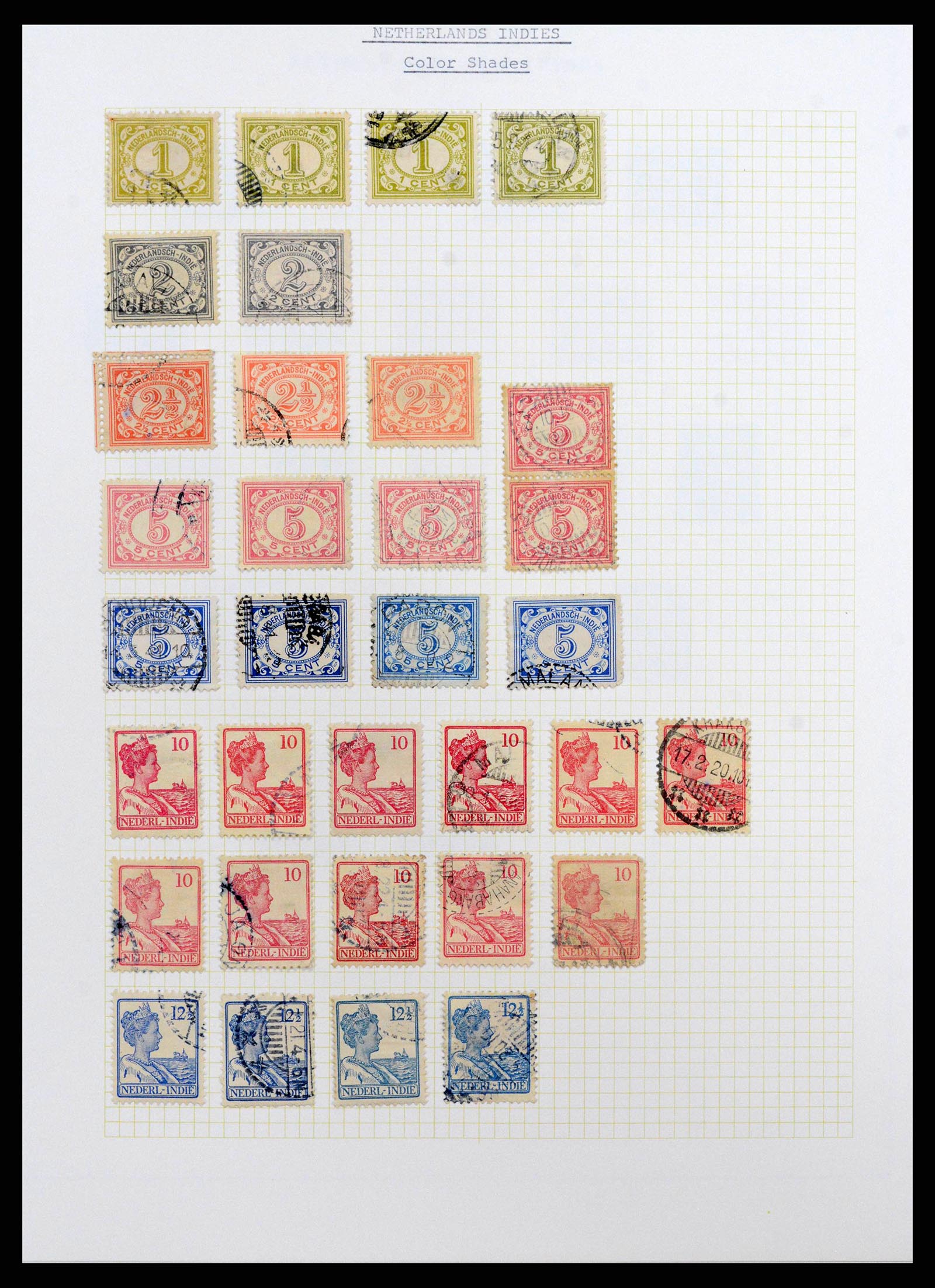 38359 0047 - Stamp collection 38359 Dutch east Indies 1860-1962.