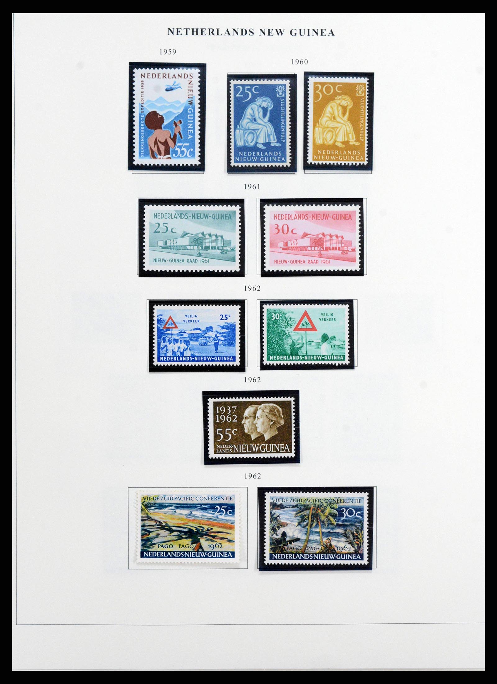 38359 0050 - Stamp collection 38359 Dutch east Indies 1860-1962.