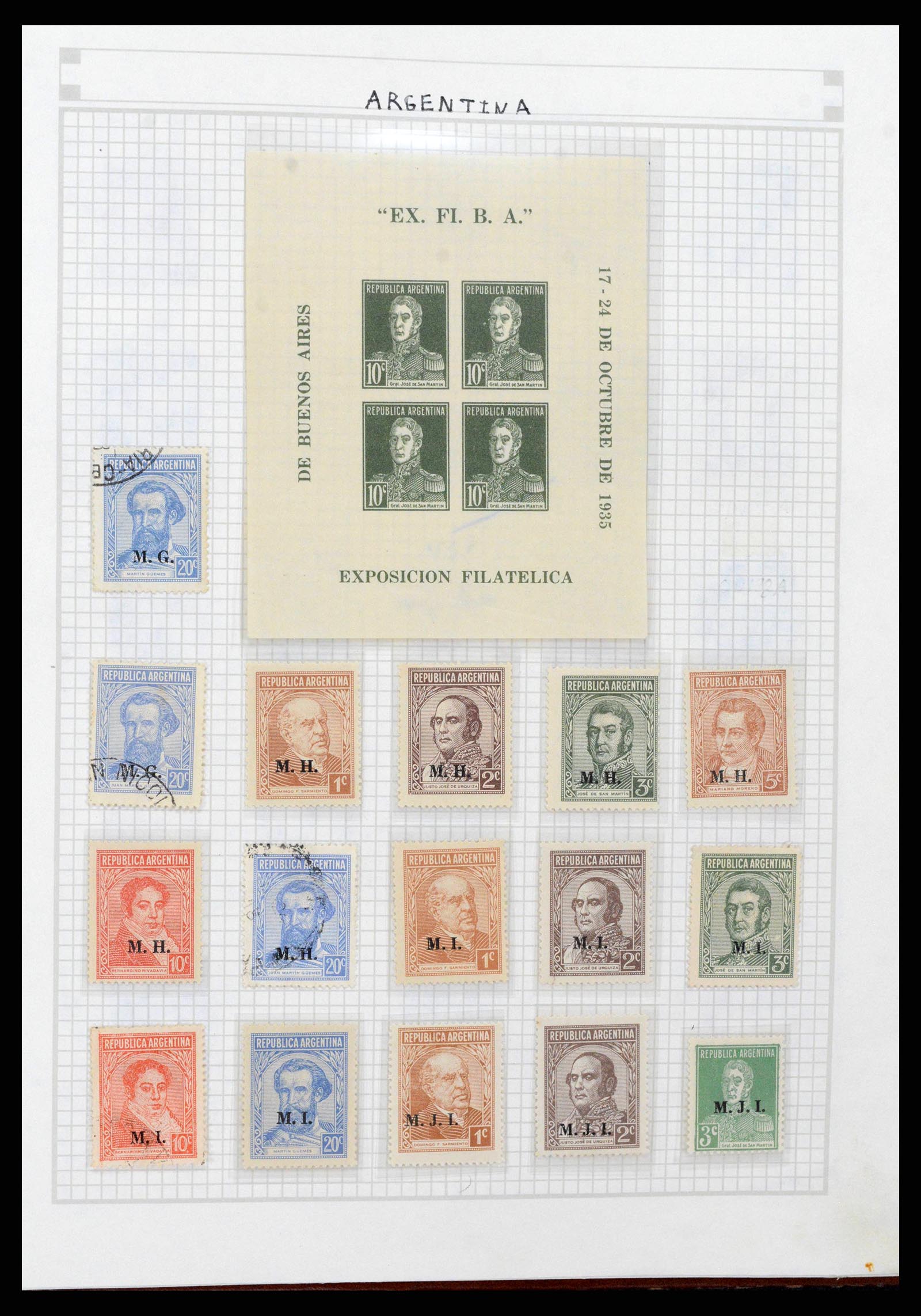 38361 0003 - Postzegelverzameling 38361 Wereld jaren 30.