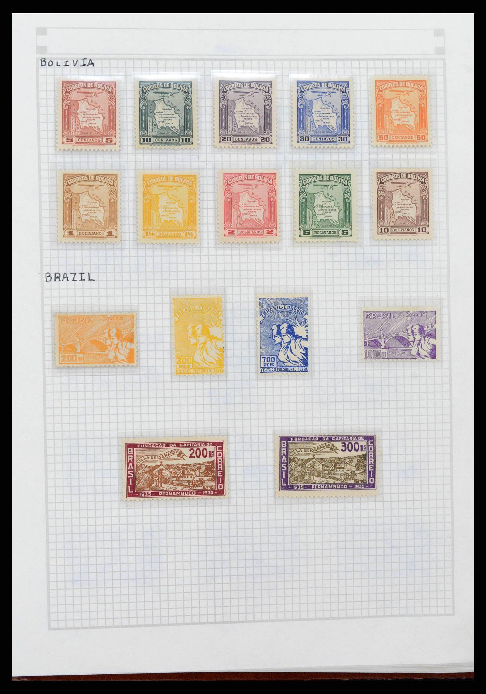 38361 0016 - Postzegelverzameling 38361 Wereld jaren 30.