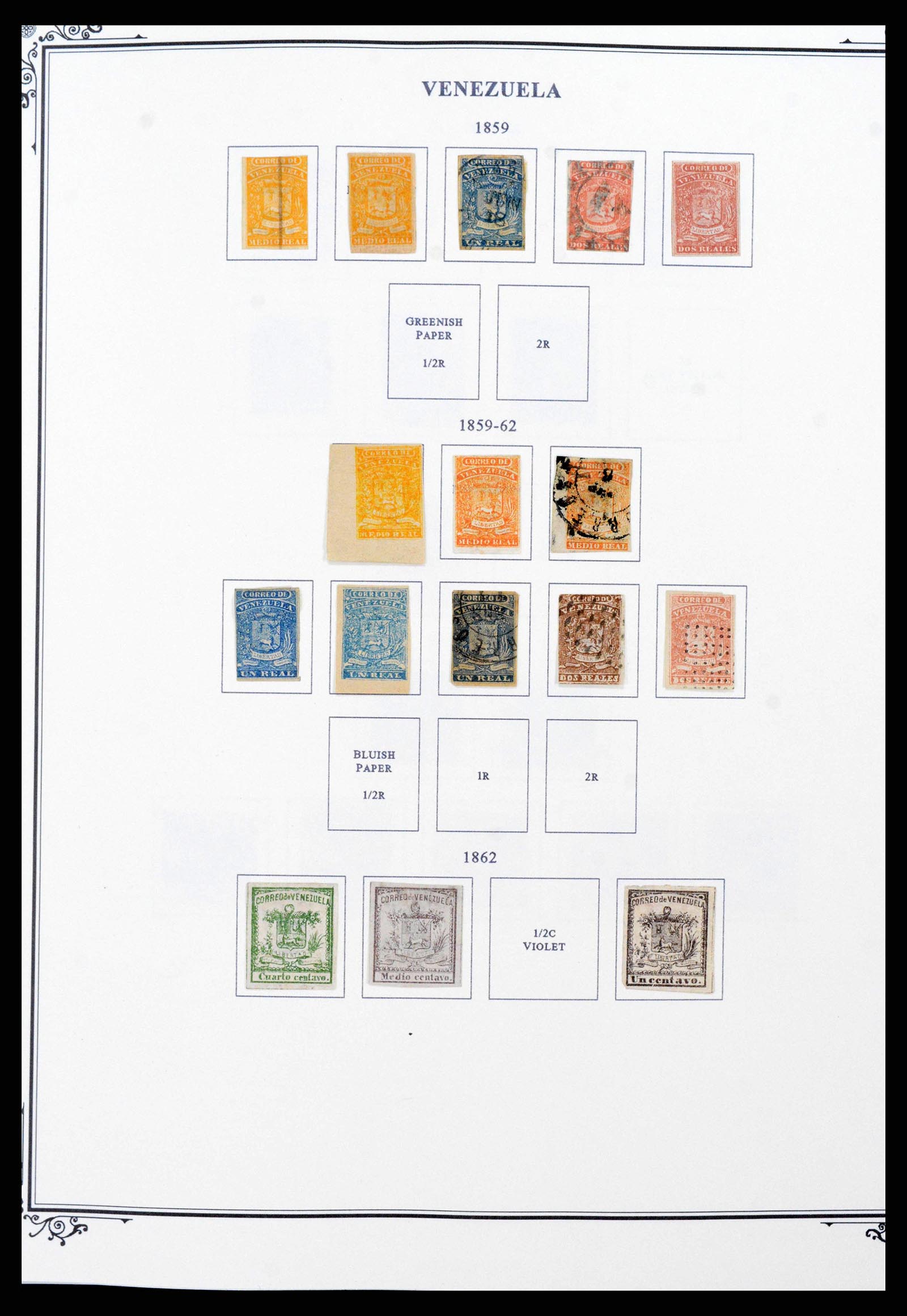 38362 0001 - Stamp collection 38362 Venezuela 1859-1992.