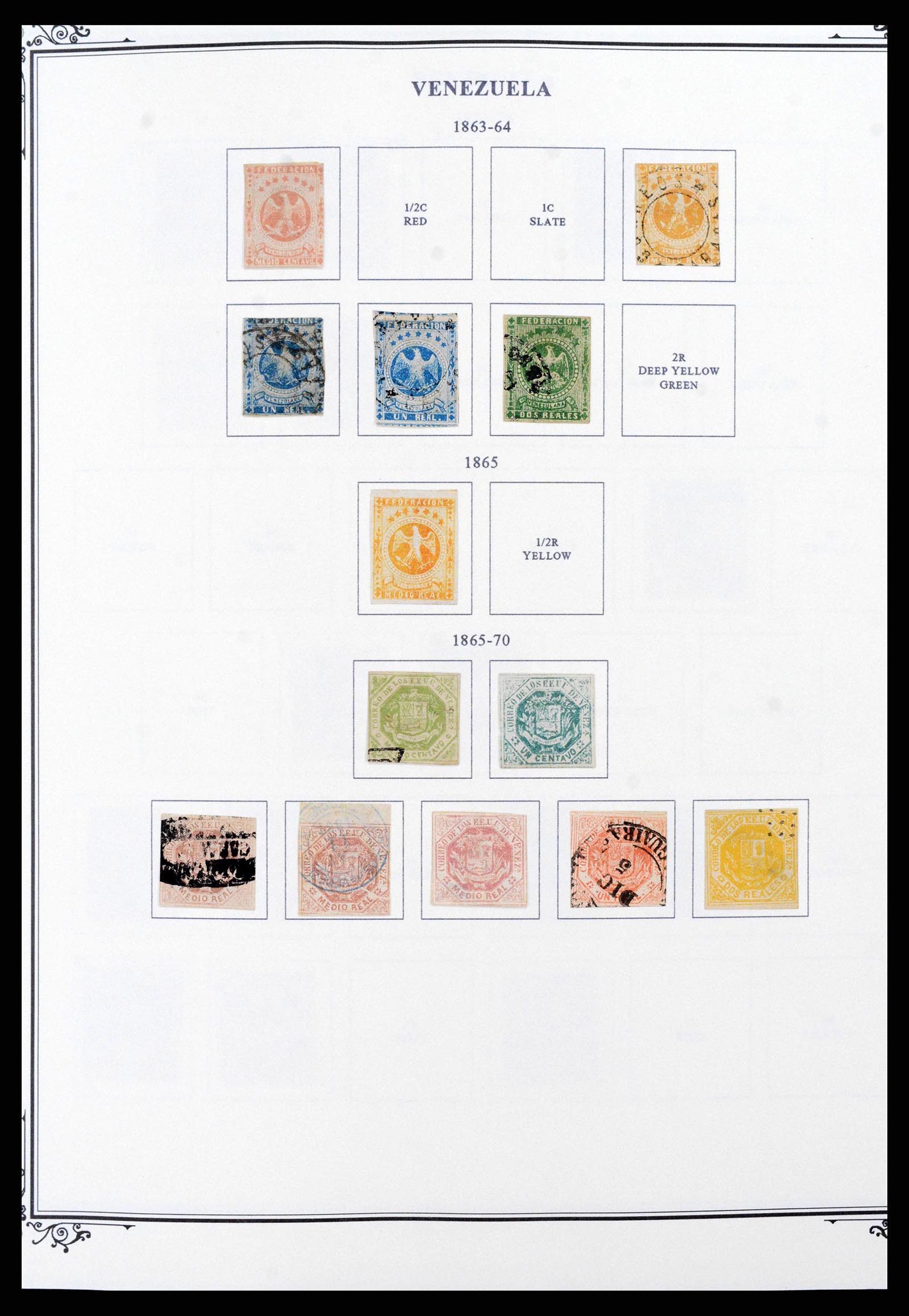 38362 0002 - Stamp collection 38362 Venezuela 1859-1992.