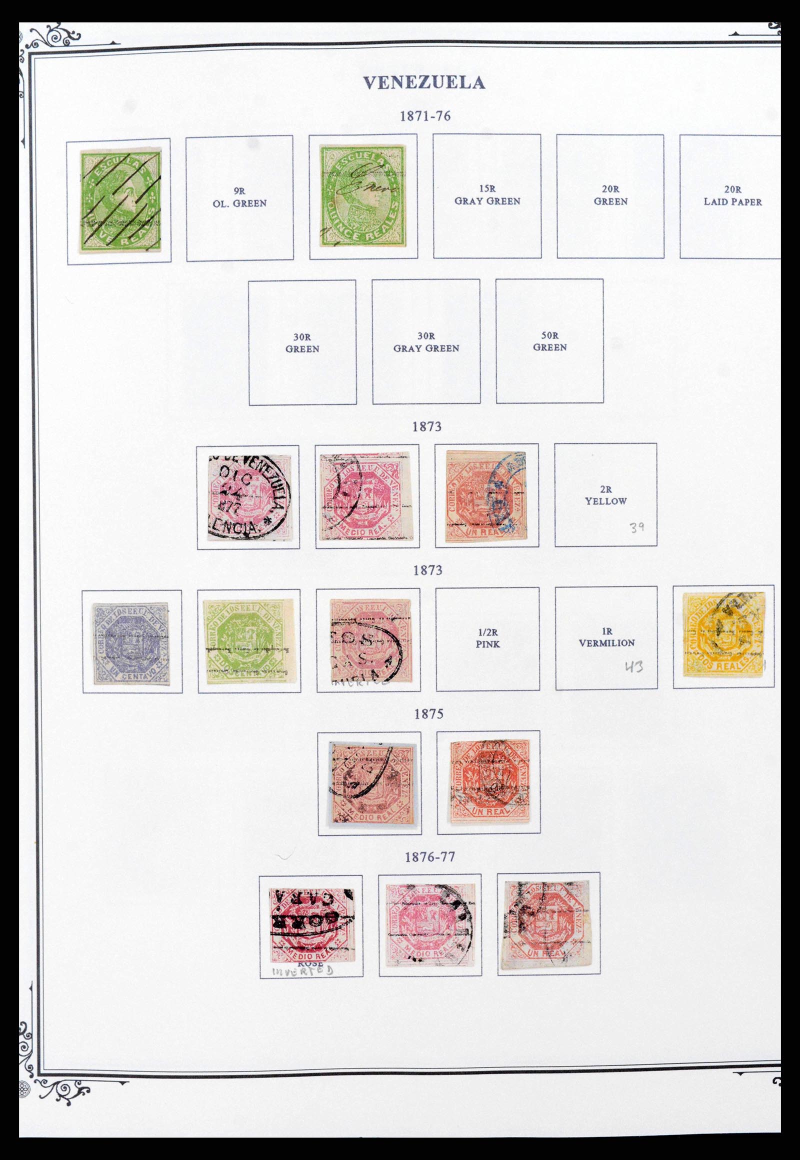38362 0004 - Stamp collection 38362 Venezuela 1859-1992.