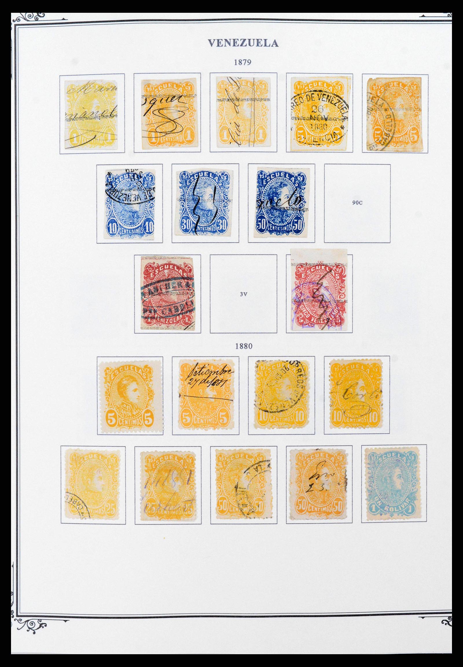 38362 0005 - Postzegelverzameling 38362 Venezuela 1859-1992.