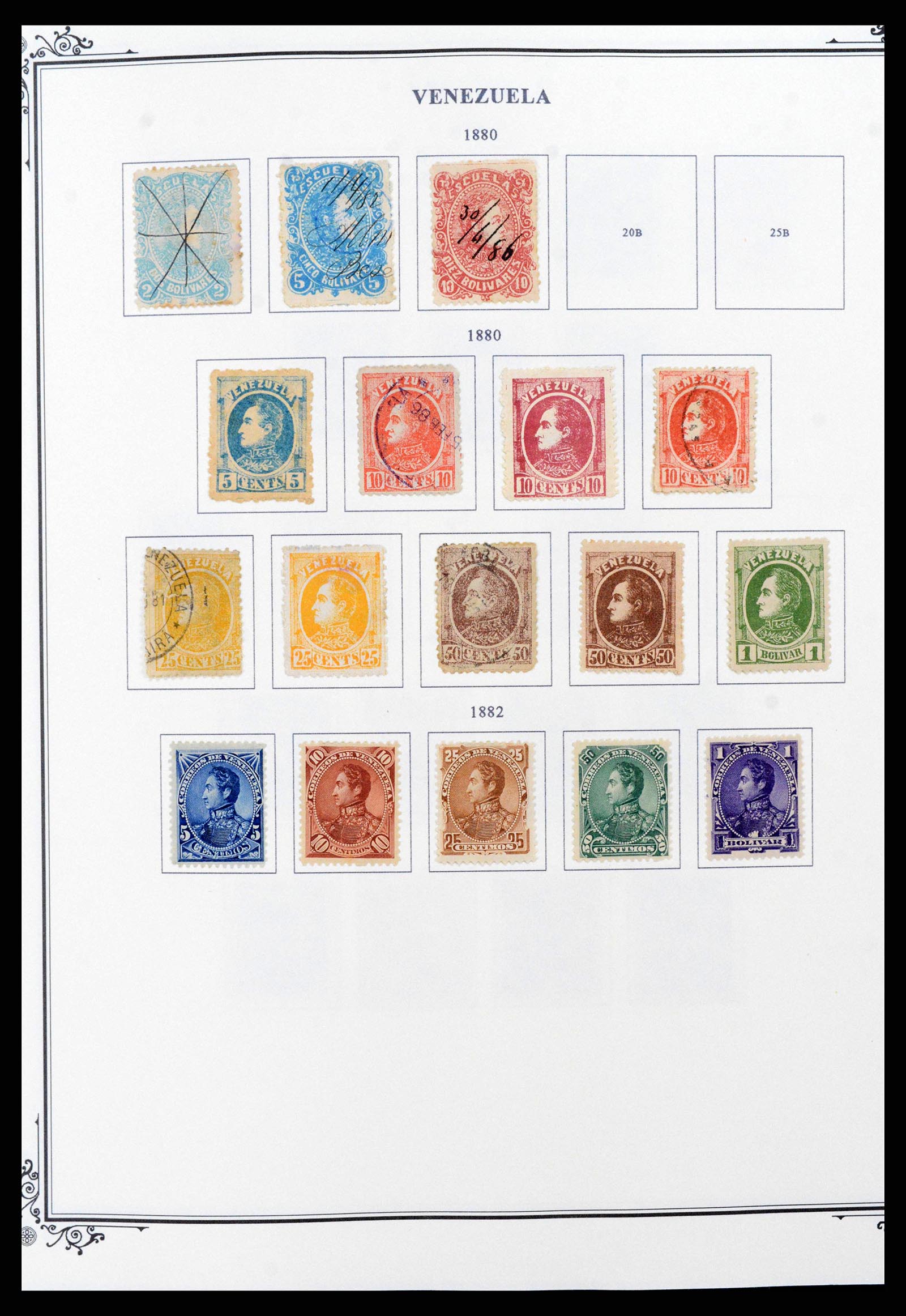 38362 0006 - Postzegelverzameling 38362 Venezuela 1859-1992.