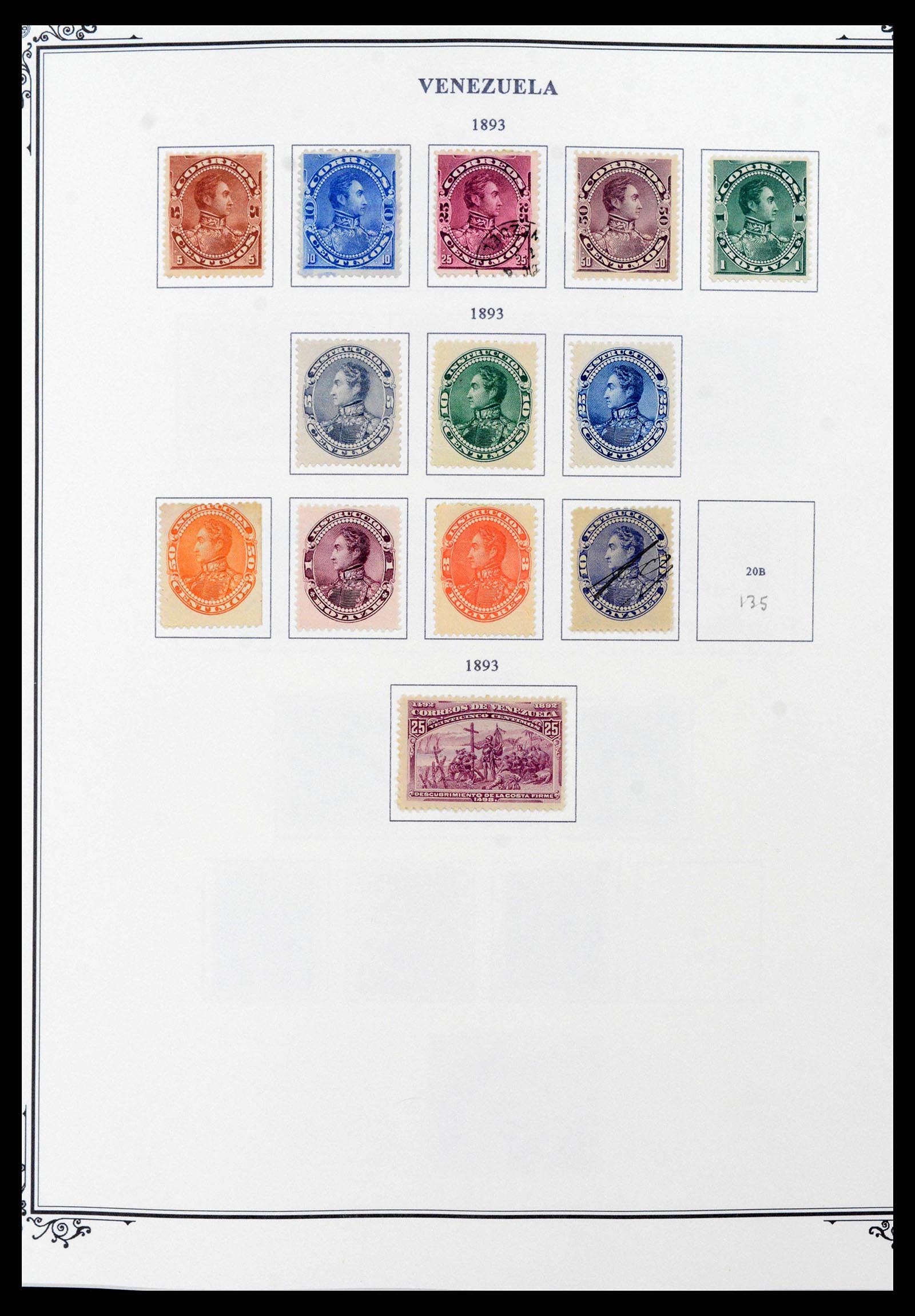 38362 0009 - Postzegelverzameling 38362 Venezuela 1859-1992.