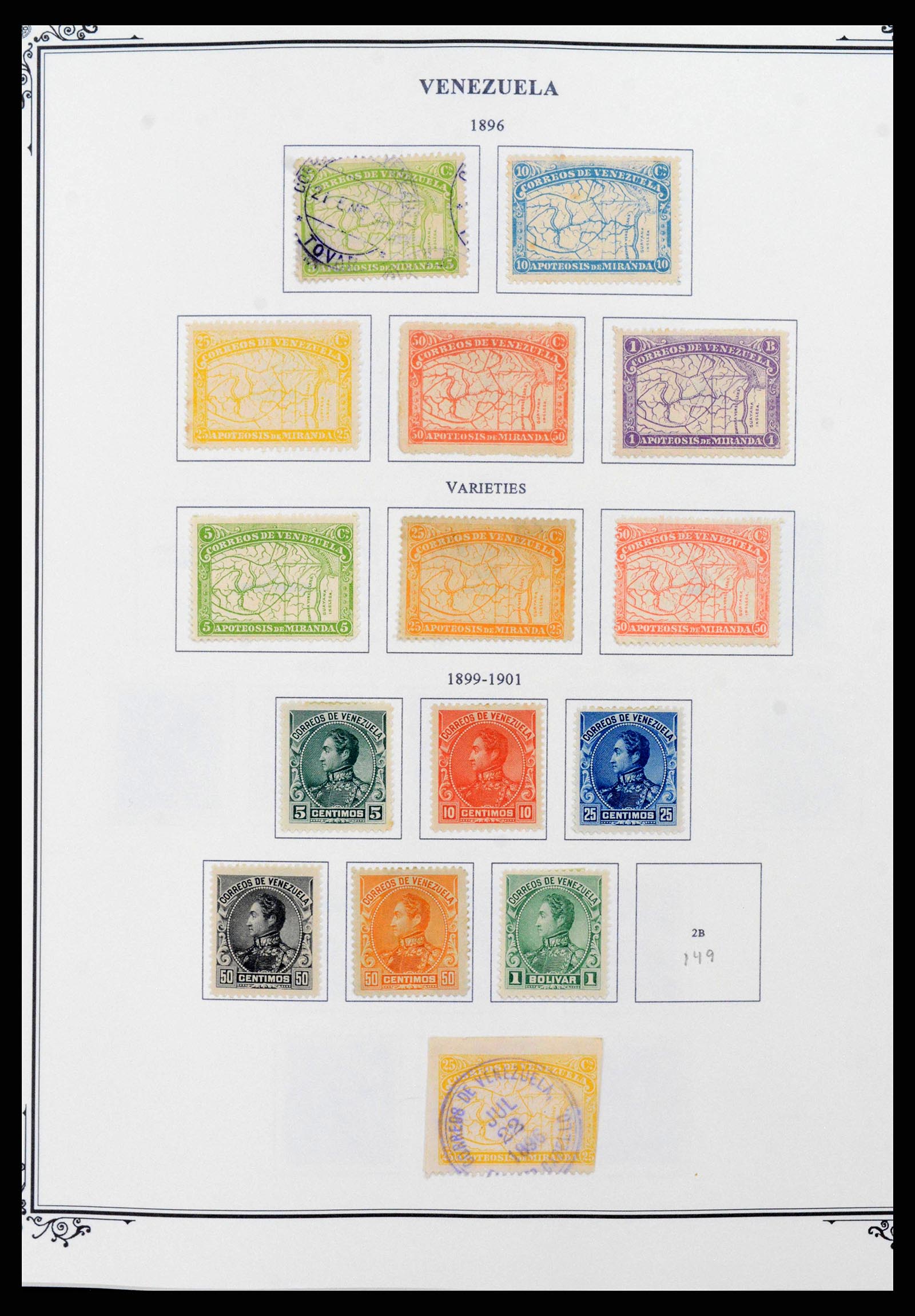 38362 0010 - Postzegelverzameling 38362 Venezuela 1859-1992.