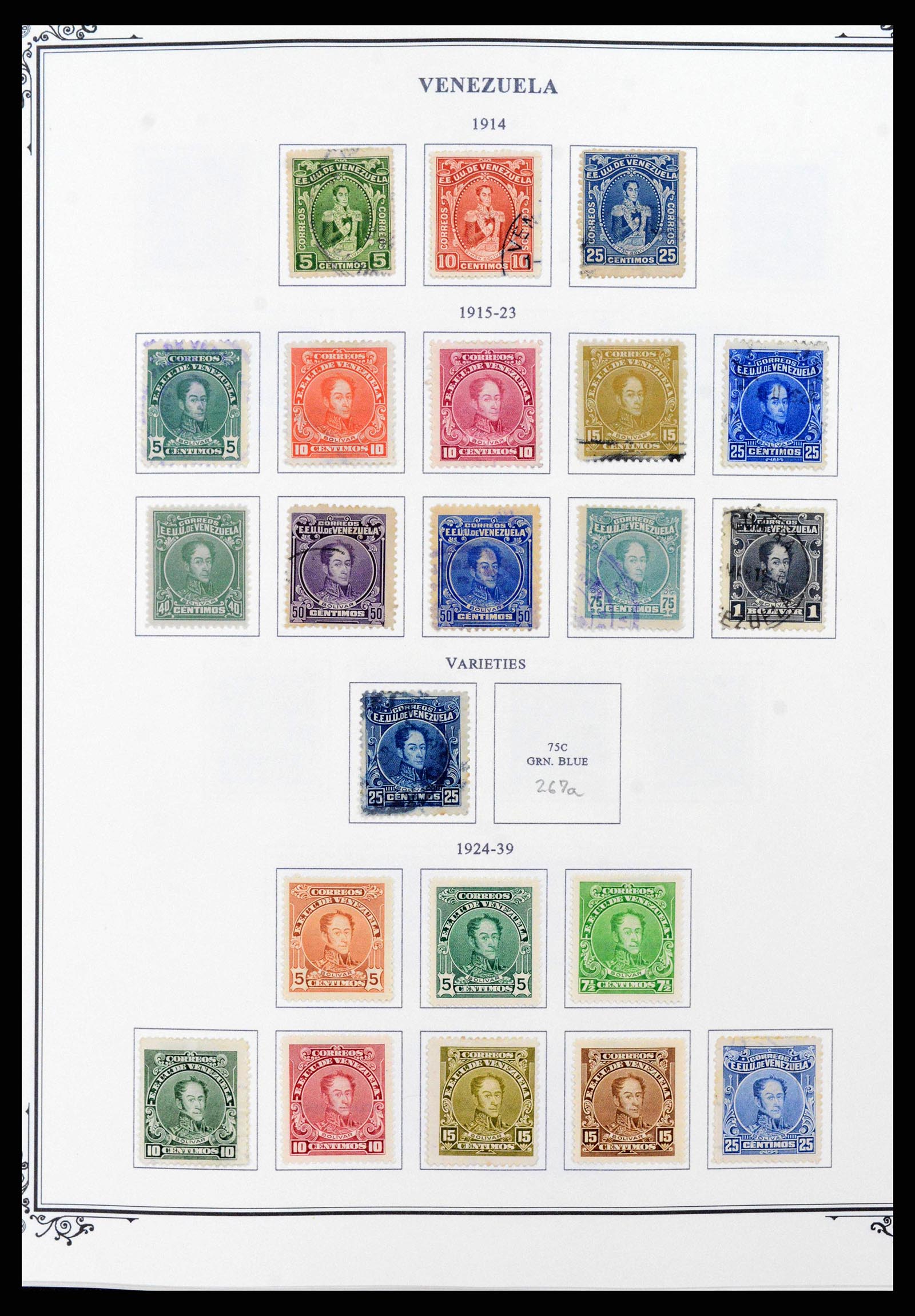 38362 0013 - Postzegelverzameling 38362 Venezuela 1859-1992.
