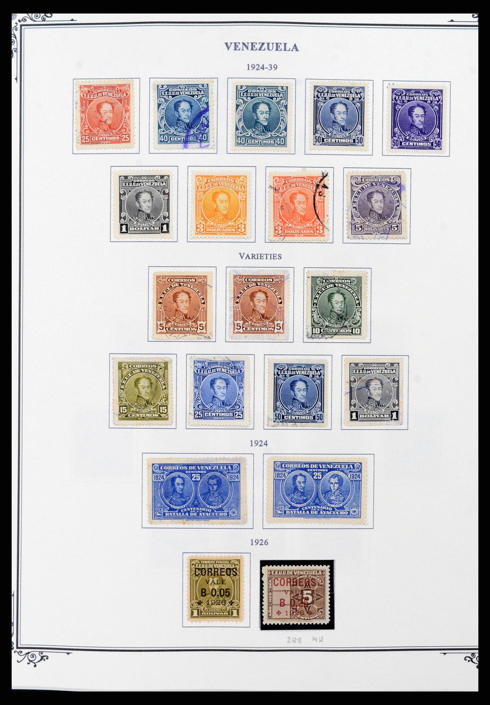 38362 0014 - Postzegelverzameling 38362 Venezuela 1859-1992.
