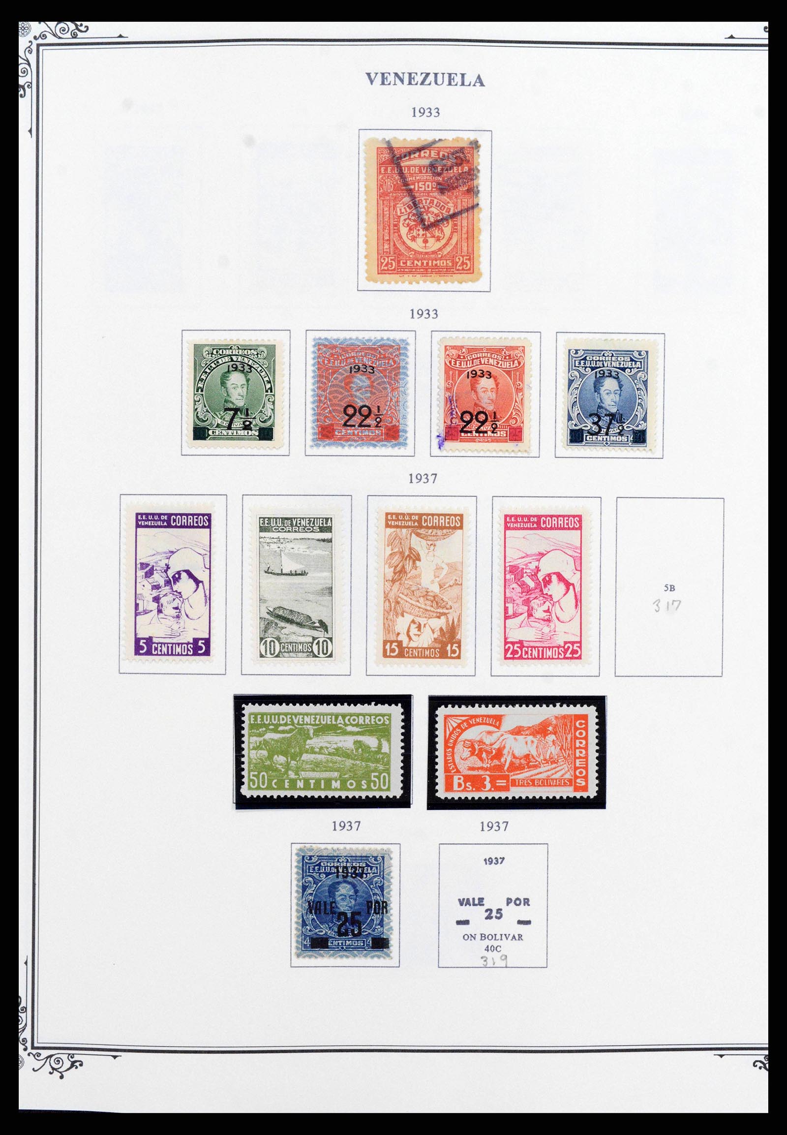 38362 0016 - Postzegelverzameling 38362 Venezuela 1859-1992.