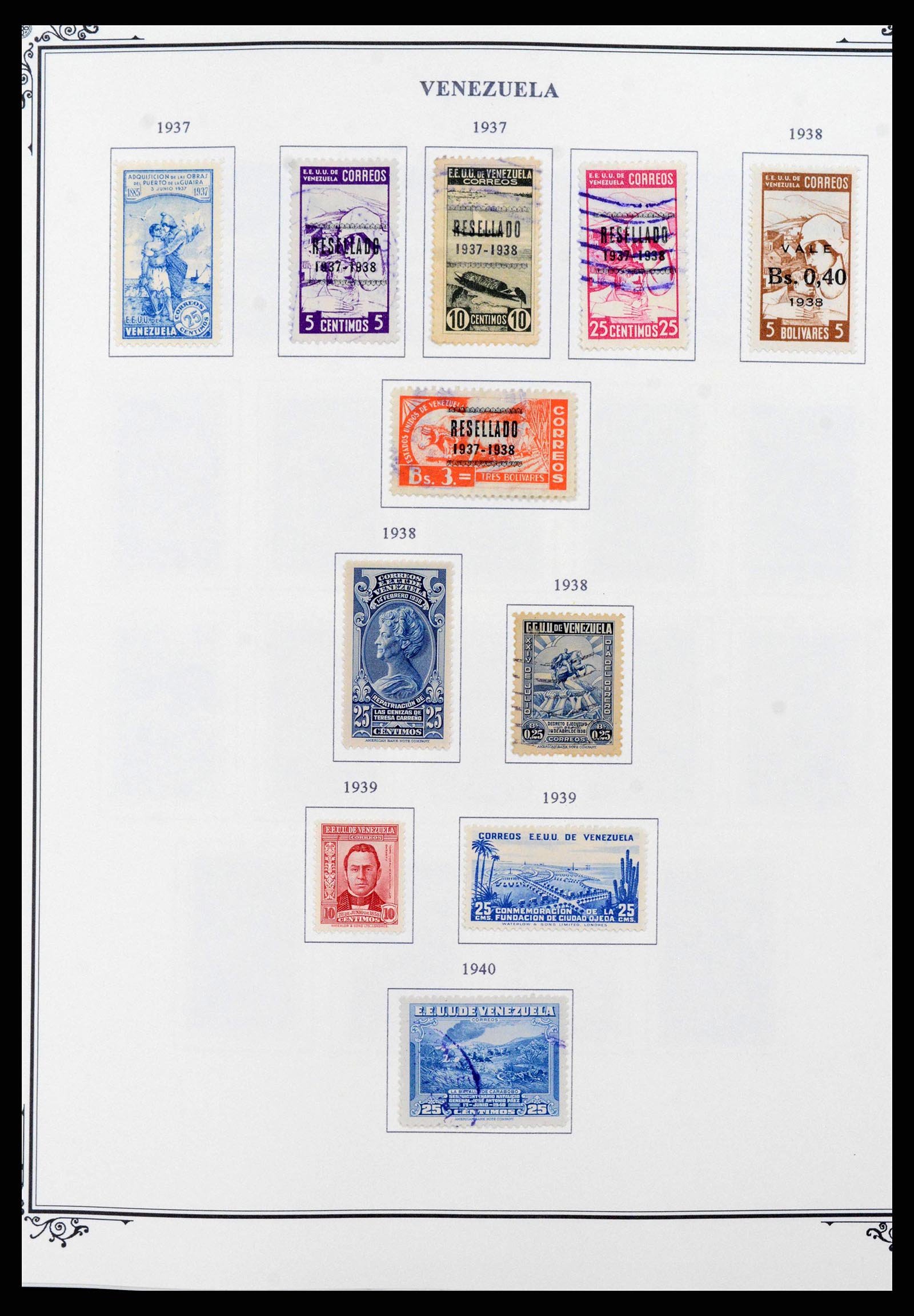 38362 0017 - Postzegelverzameling 38362 Venezuela 1859-1992.
