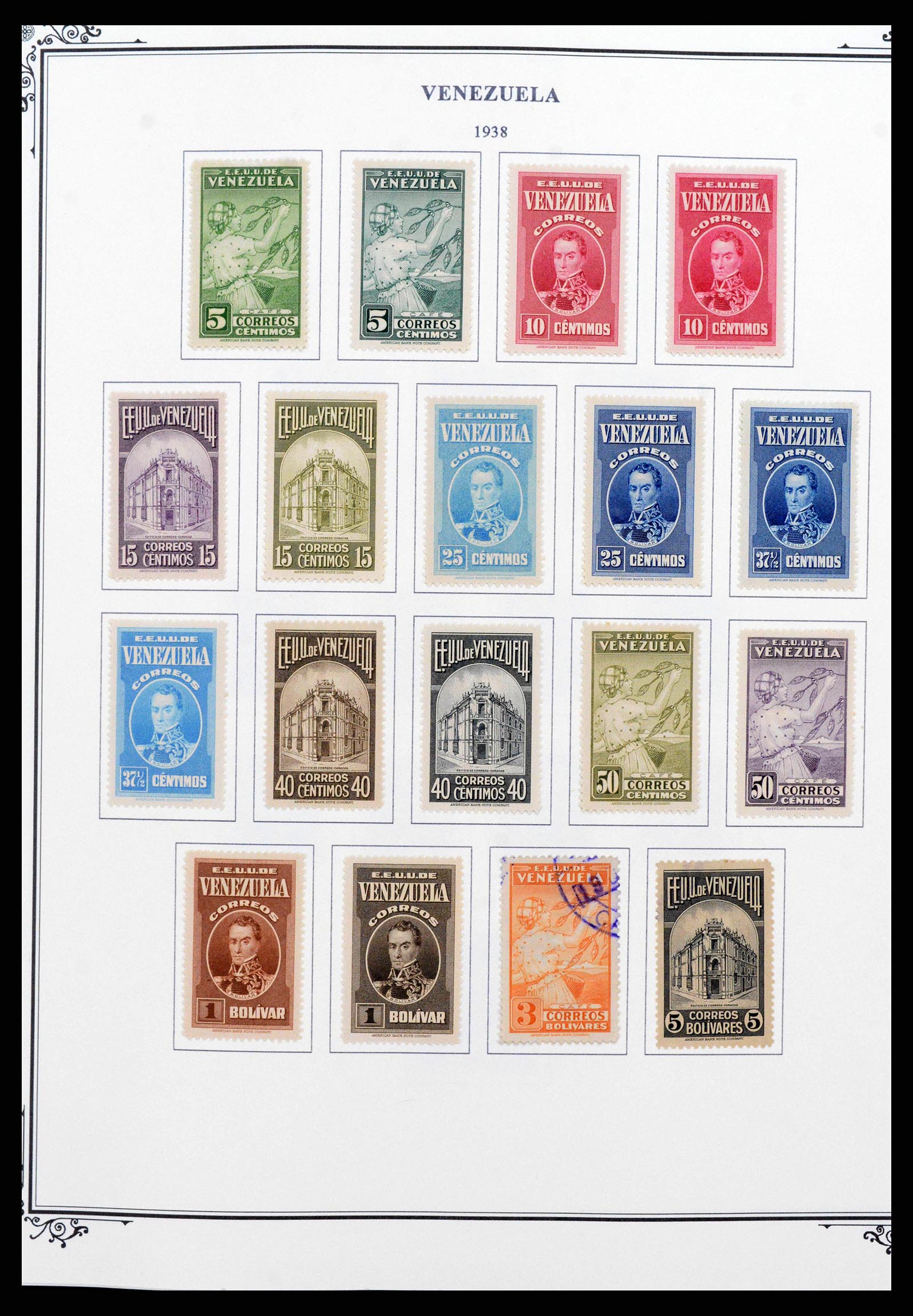 38362 0018 - Postzegelverzameling 38362 Venezuela 1859-1992.
