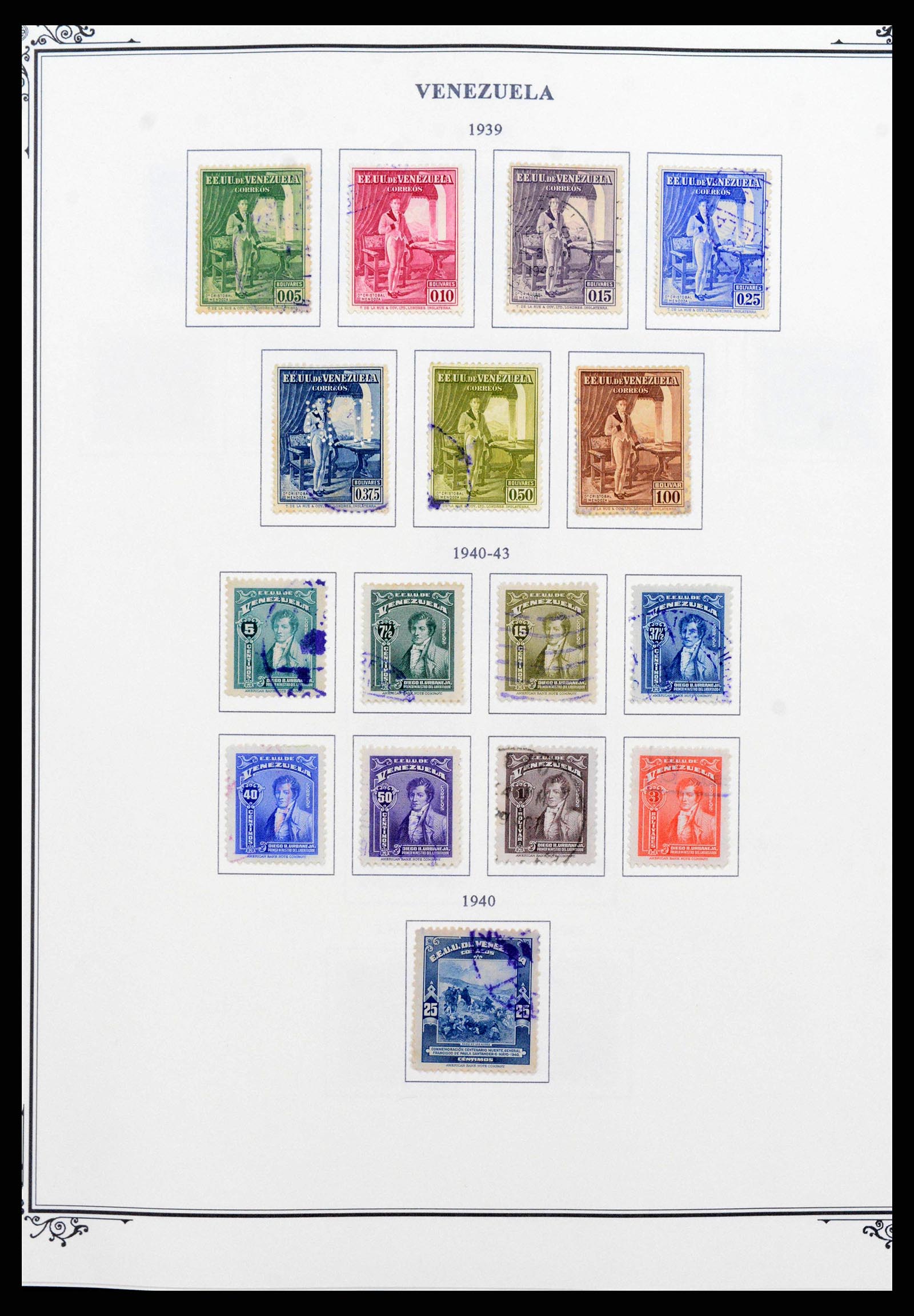 38362 0019 - Postzegelverzameling 38362 Venezuela 1859-1992.