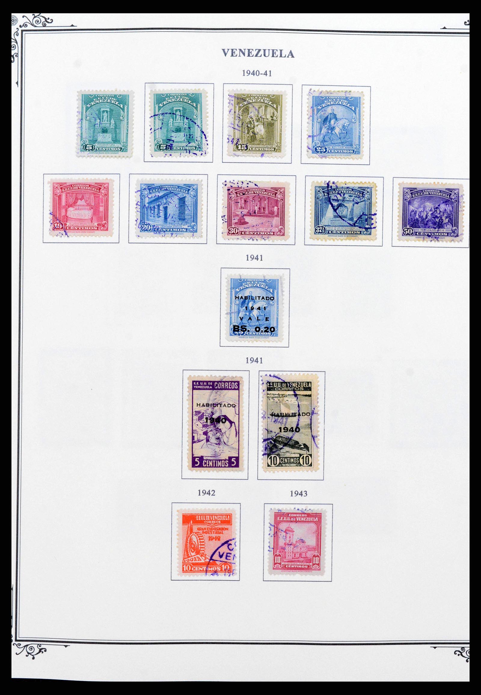 38362 0020 - Postzegelverzameling 38362 Venezuela 1859-1992.