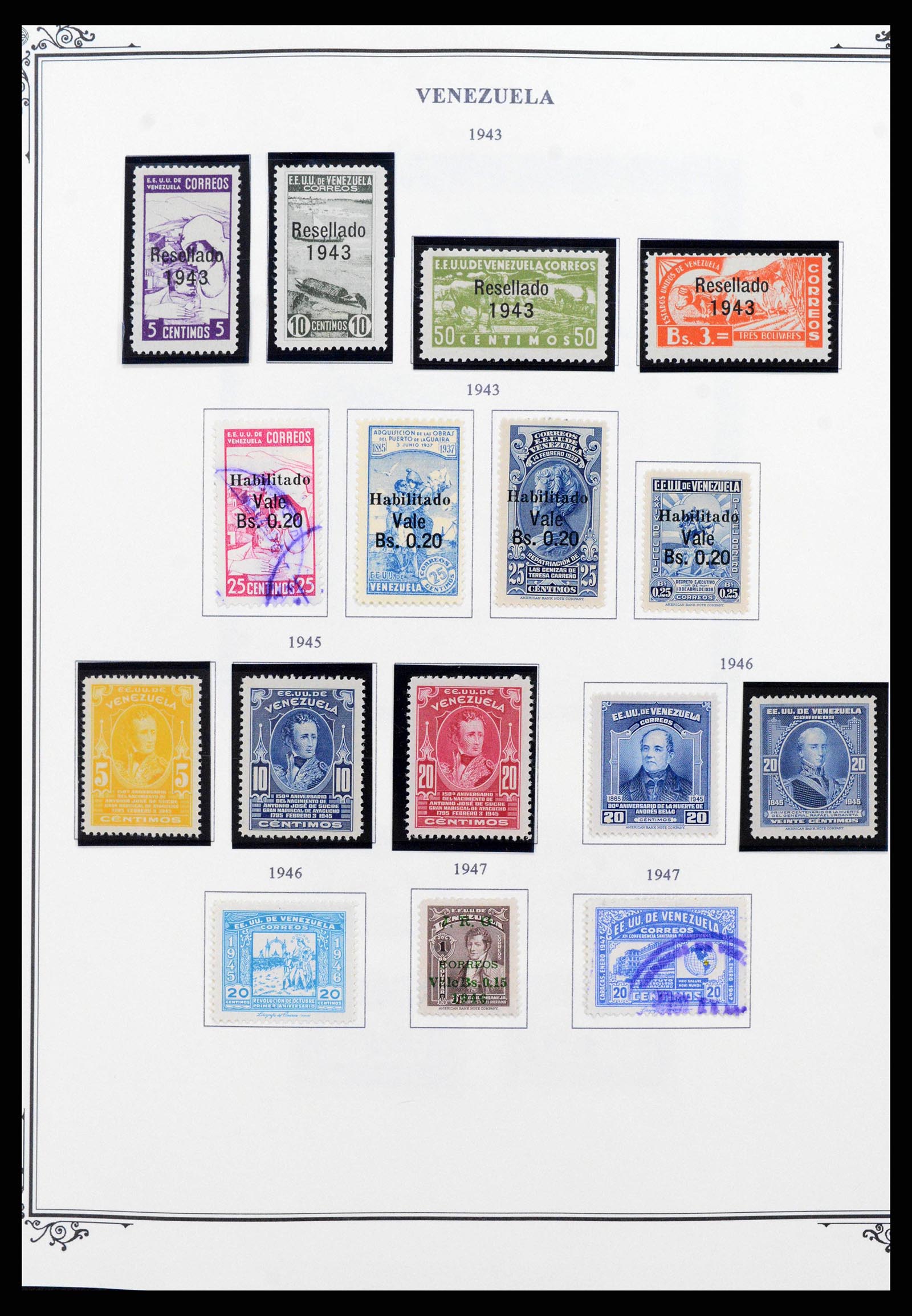 38362 0021 - Stamp collection 38362 Venezuela 1859-1992.